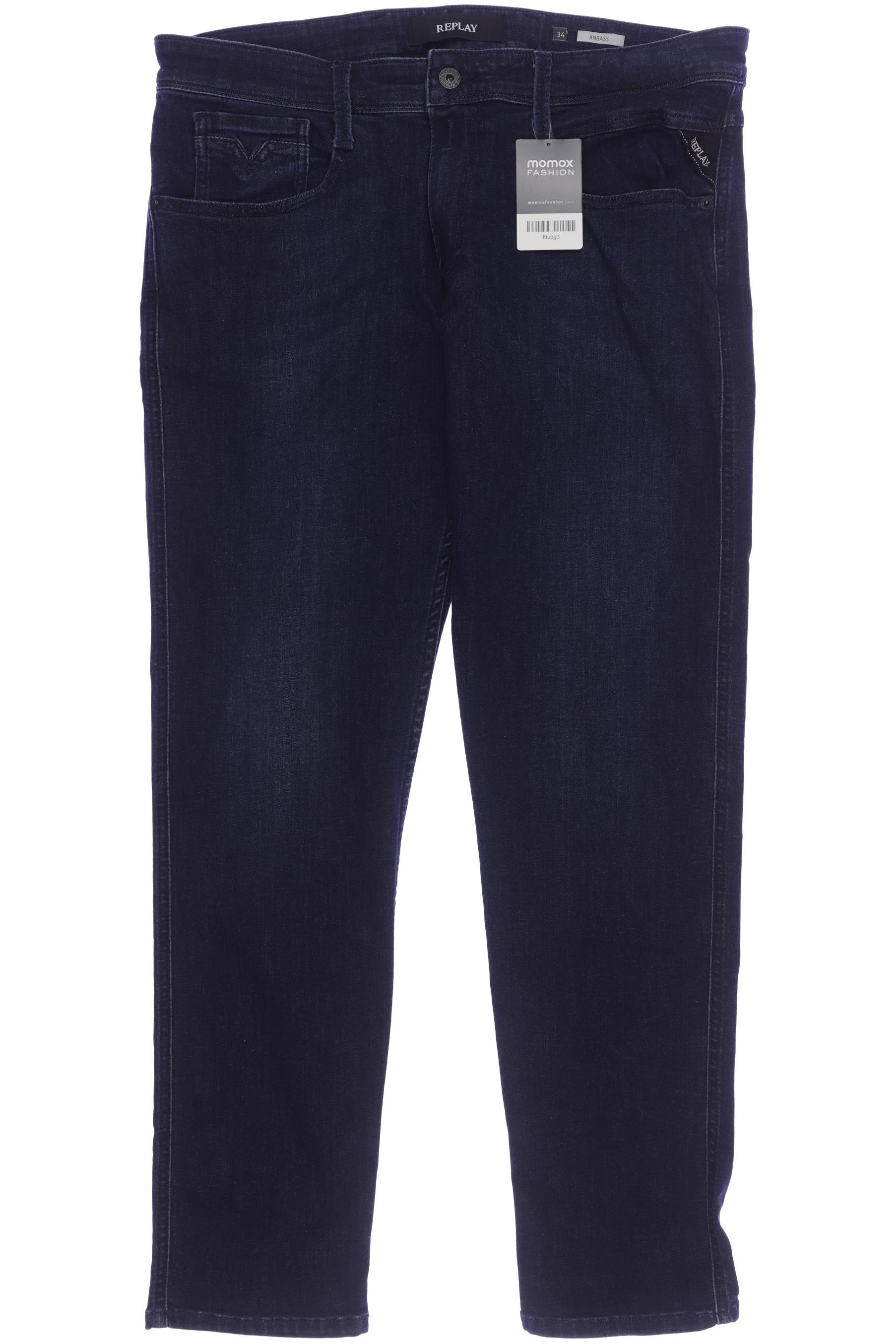 

Replay Herren Jeans, marineblau, Gr. 34