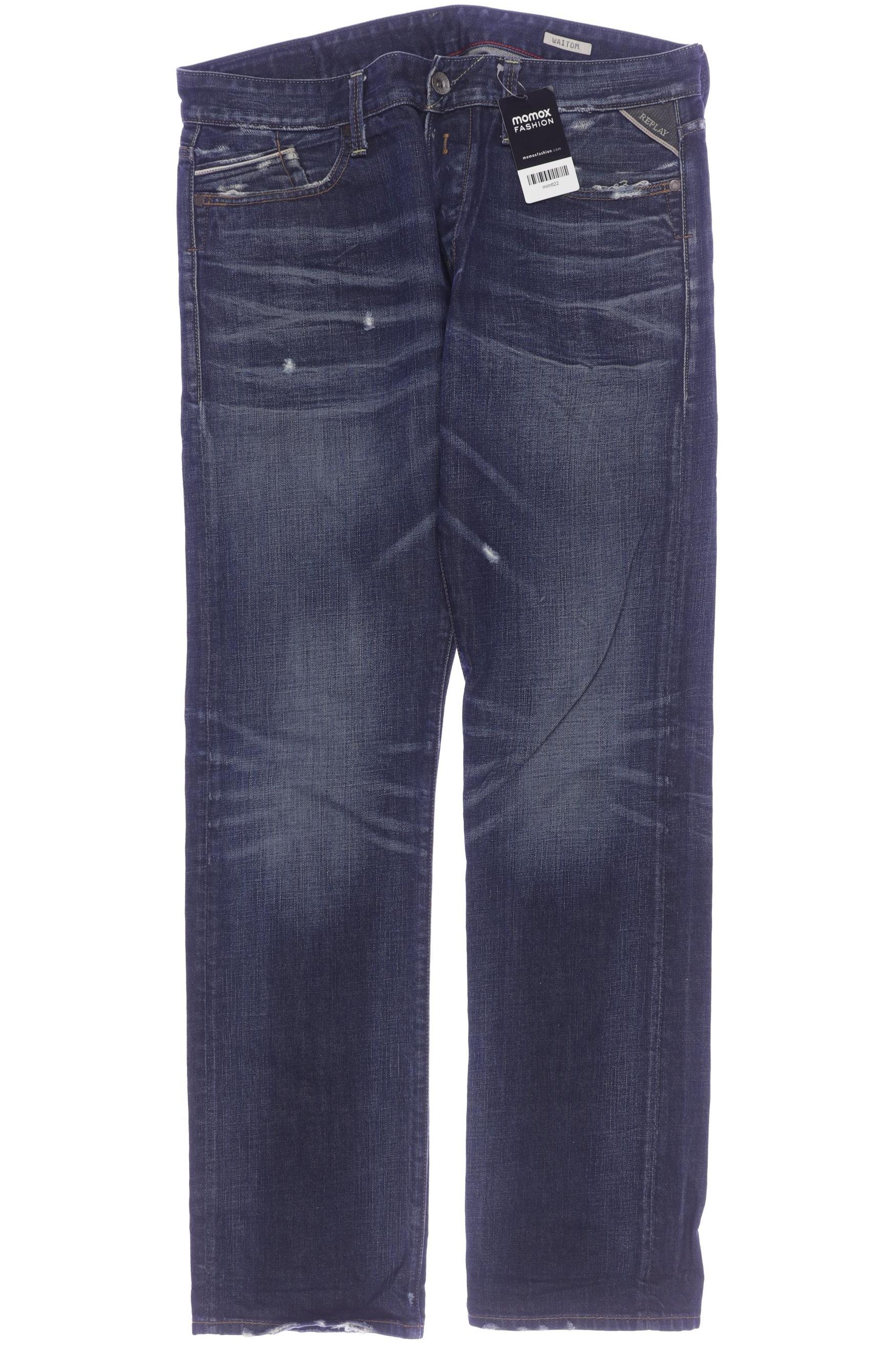 

Replay Herren Jeans, marineblau, Gr. 34