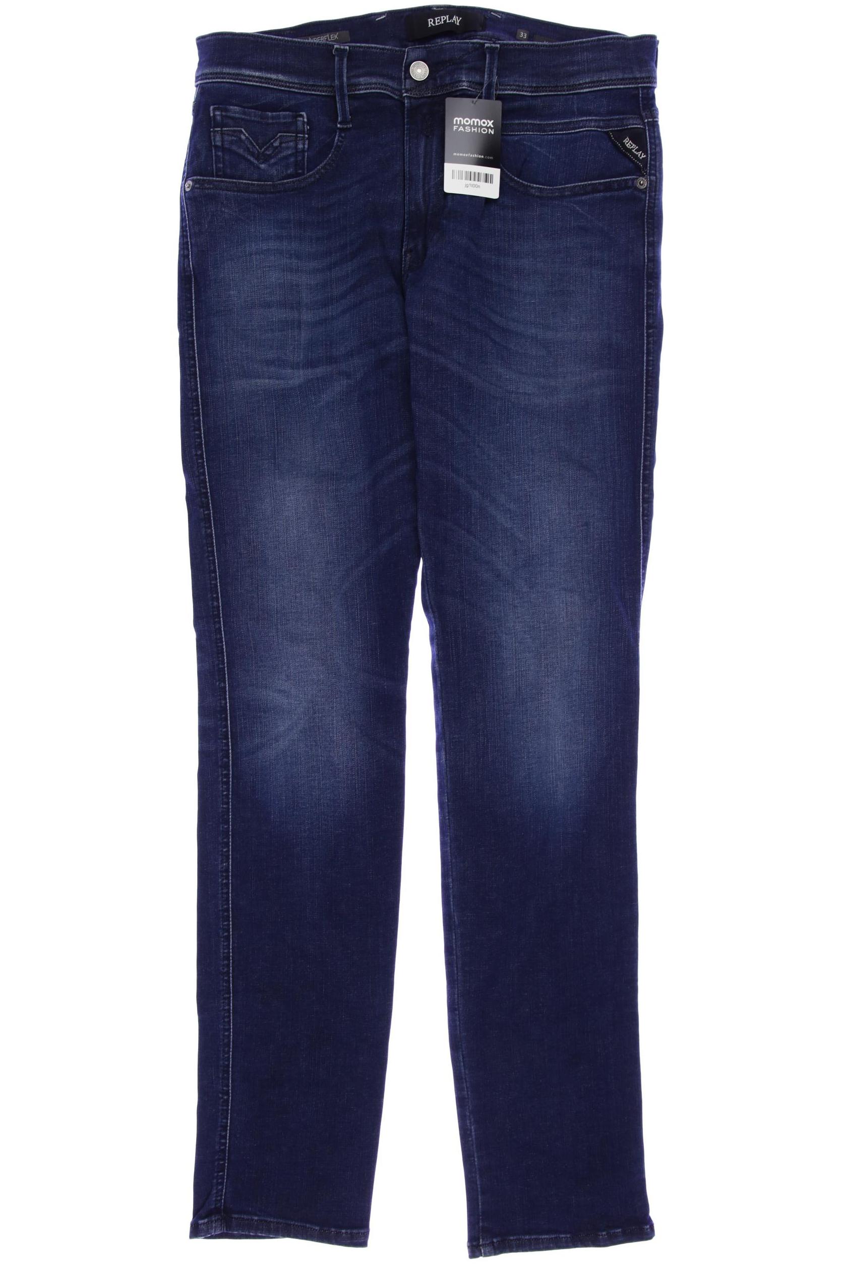 

Replay Herren Jeans, marineblau, Gr. 33