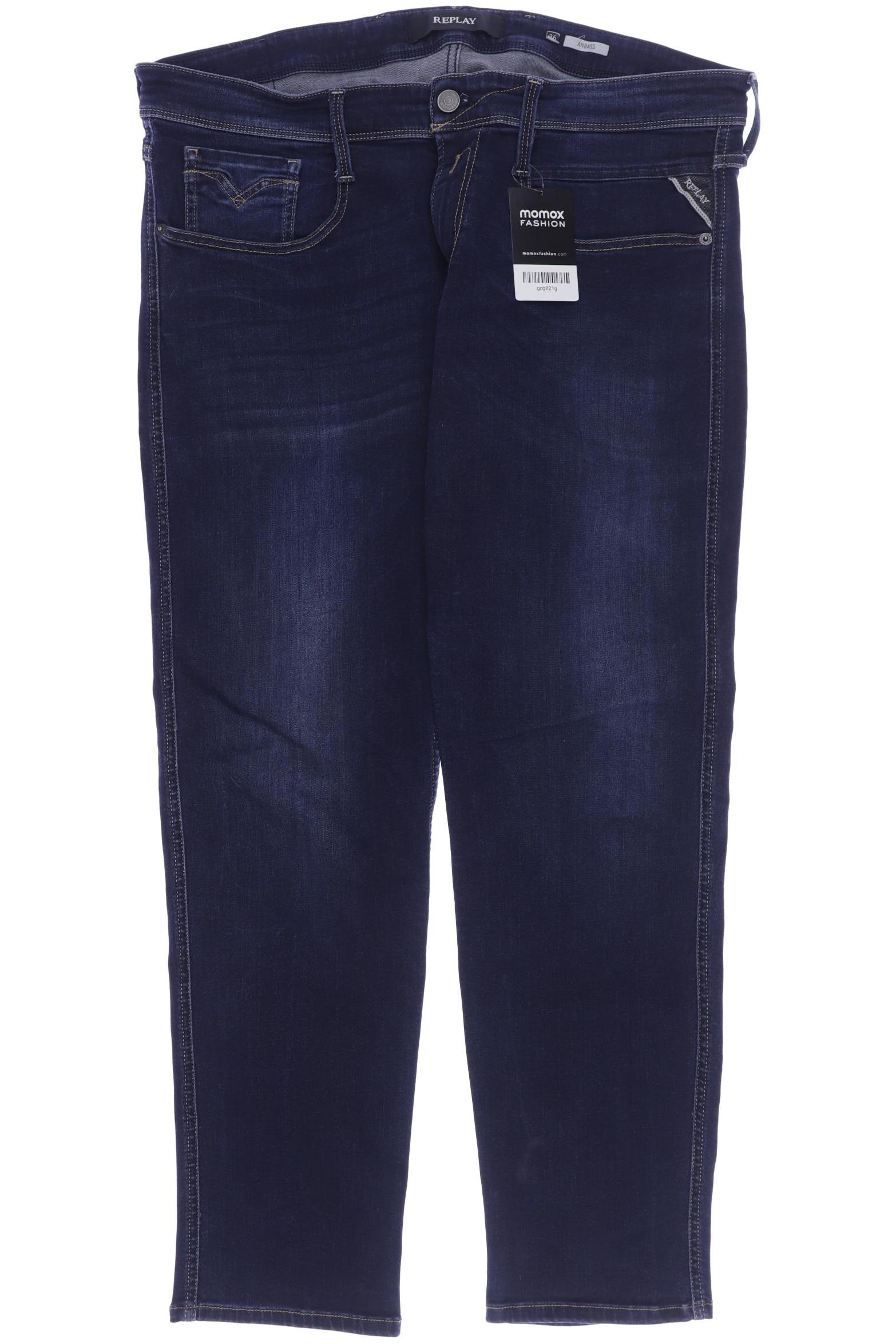 

Replay Herren Jeans, marineblau