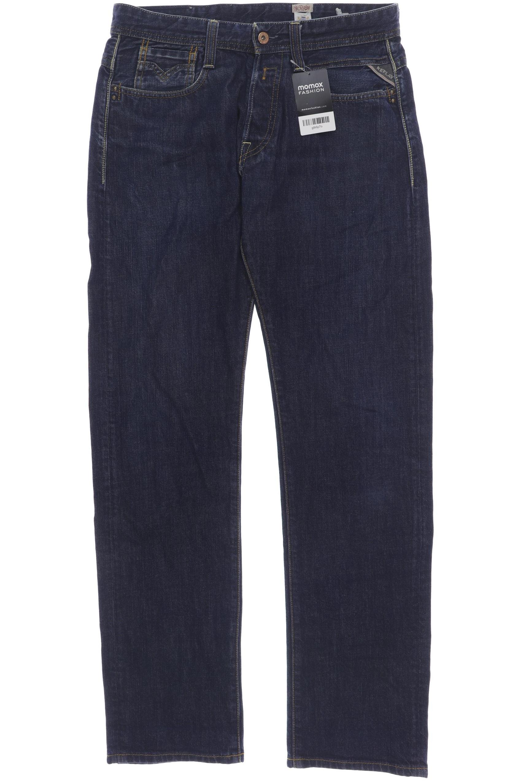 

Replay Herren Jeans, marineblau