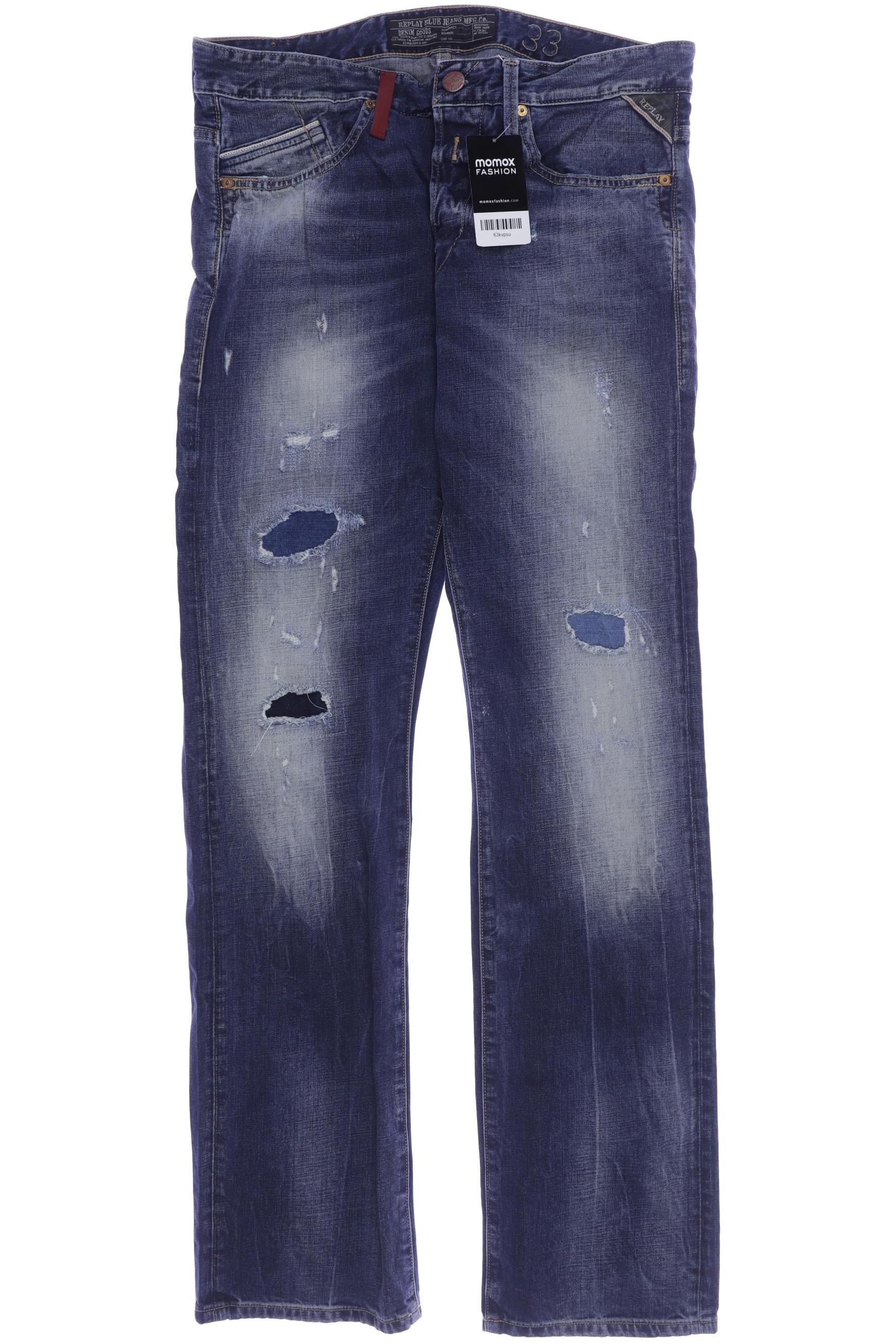 

Replay Herren Jeans, blau, Gr. 33