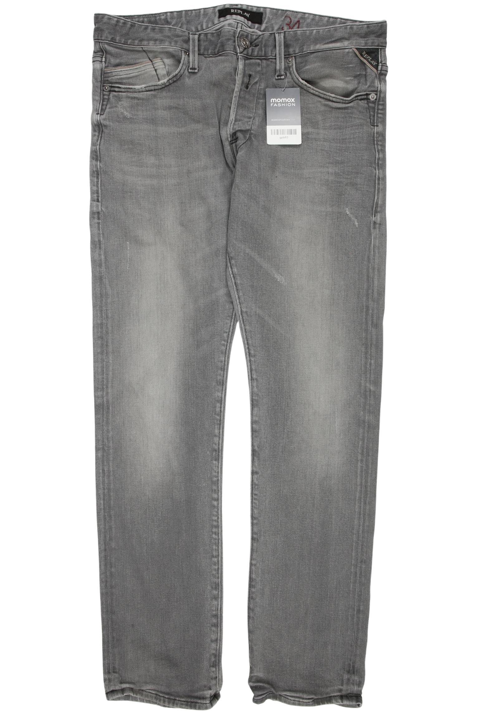 

Replay Herren Jeans, grau, Gr. 34