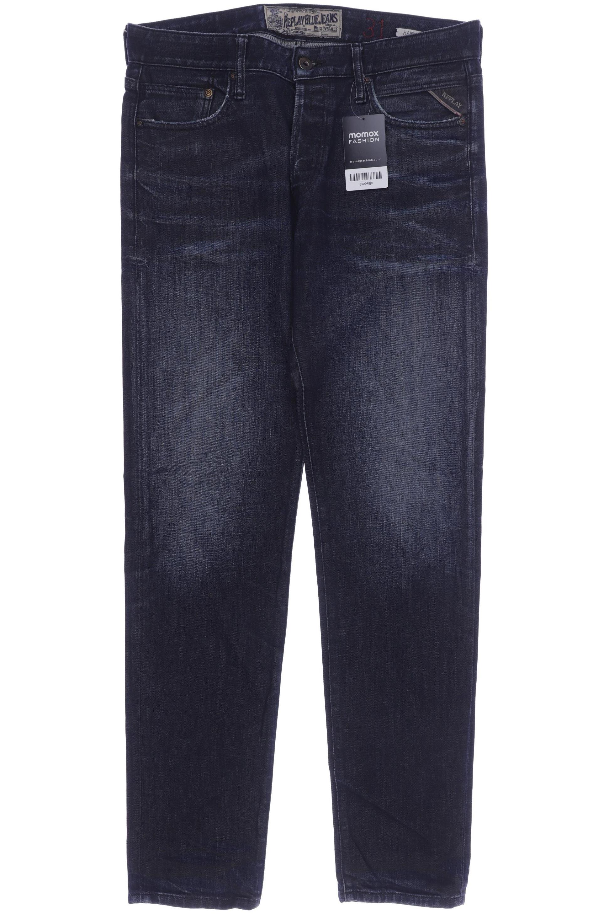 

Replay Herren Jeans, marineblau