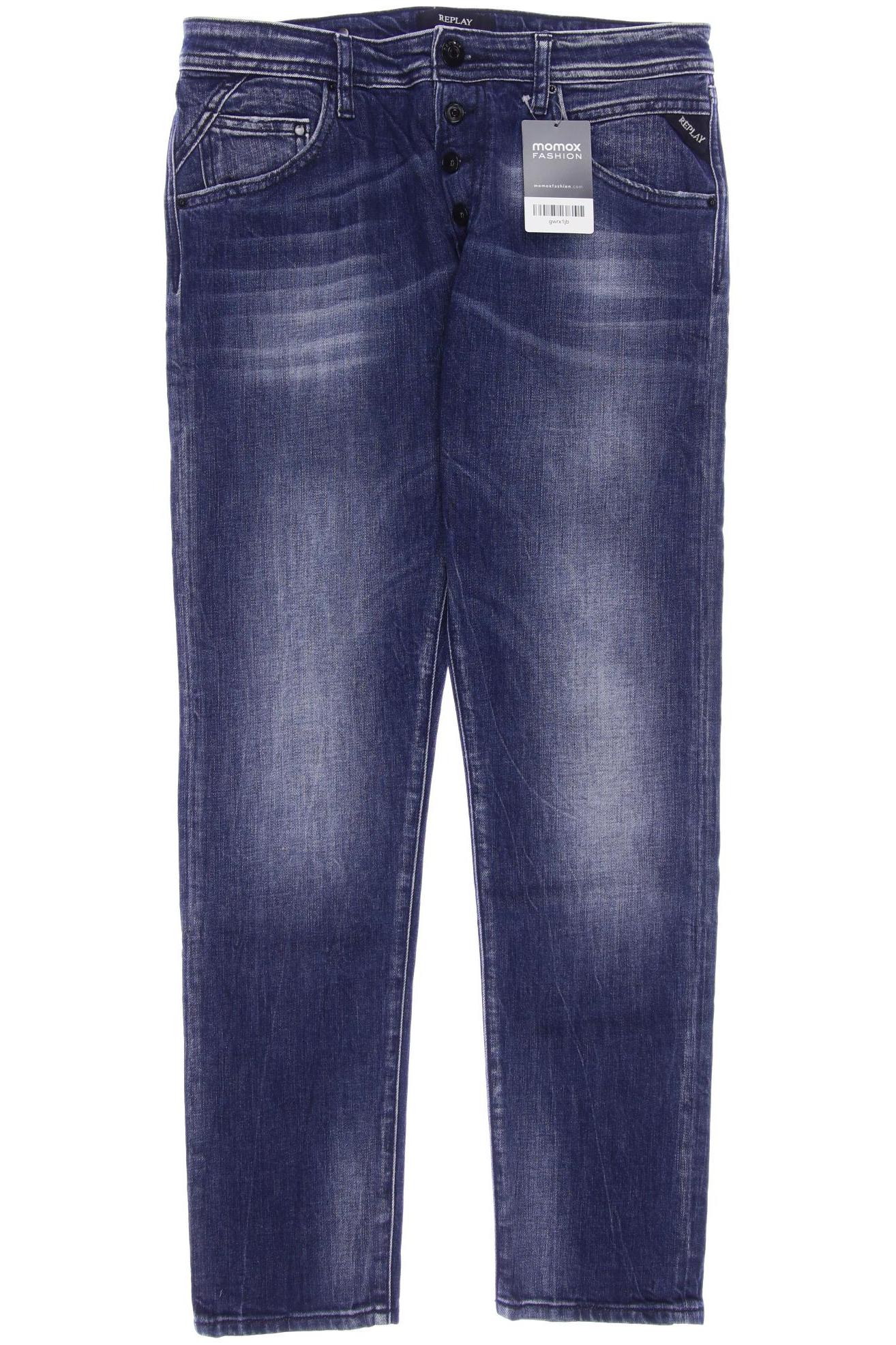 

Replay Herren Jeans, marineblau