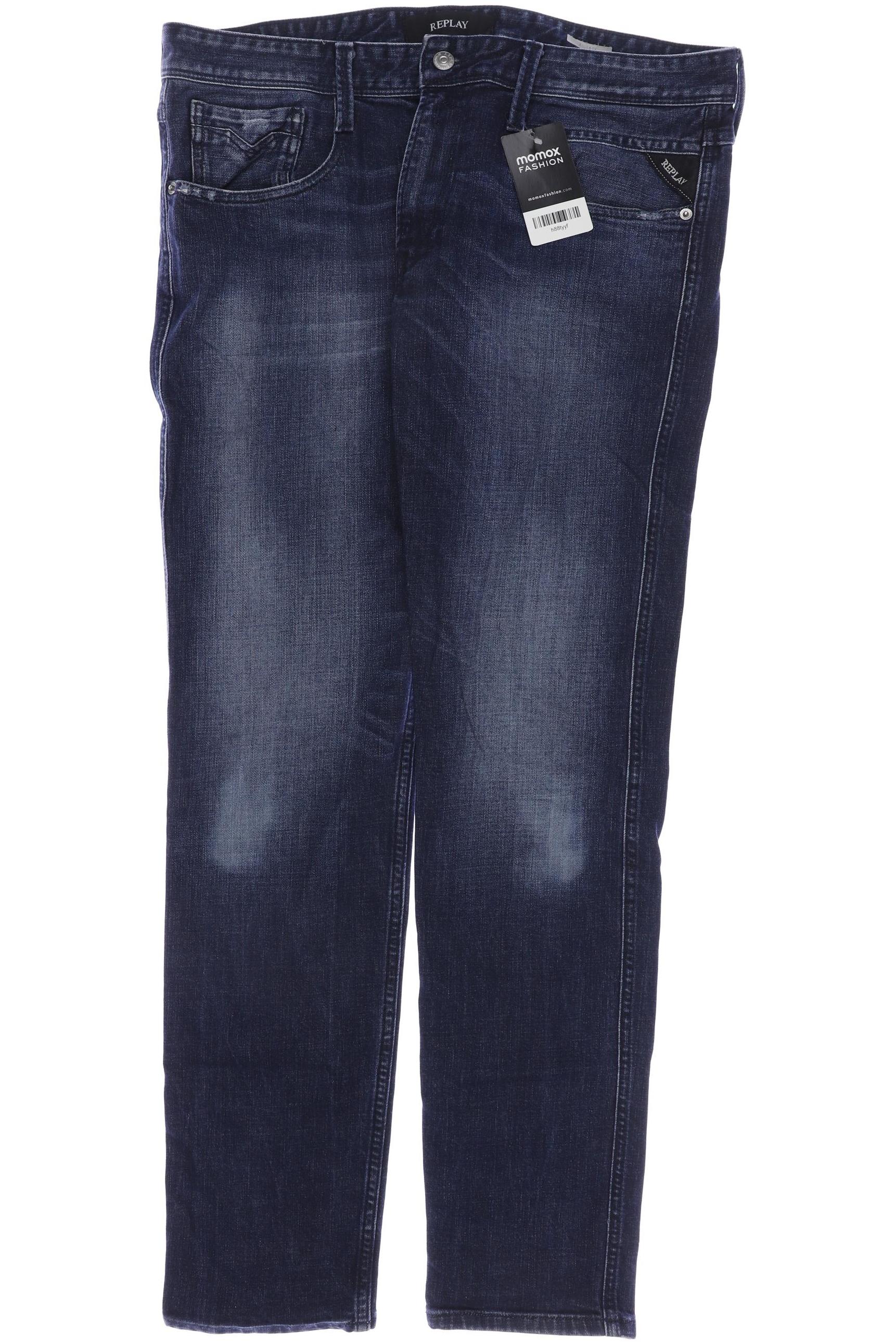

Replay Herren Jeans, marineblau