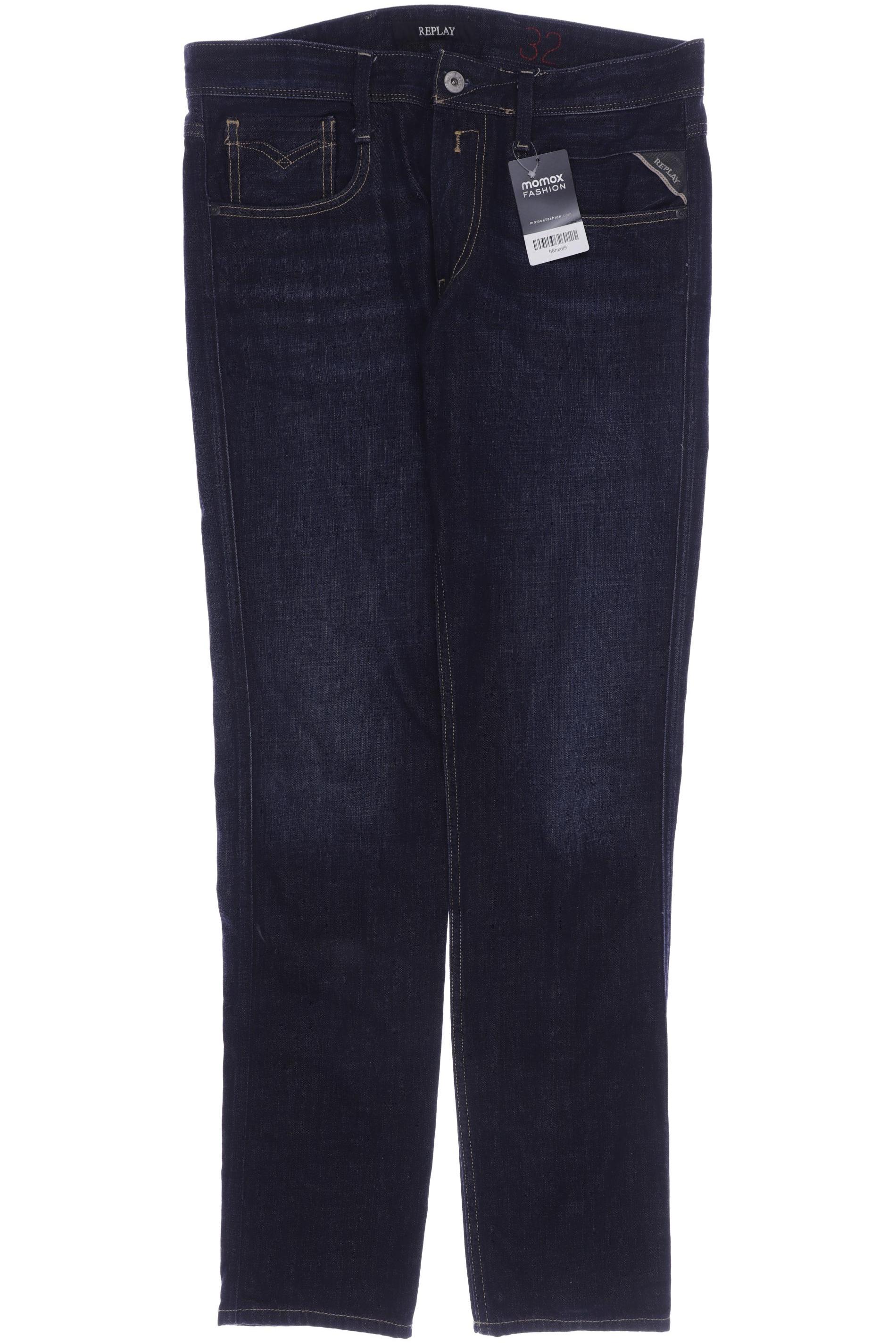 

Replay Herren Jeans, marineblau