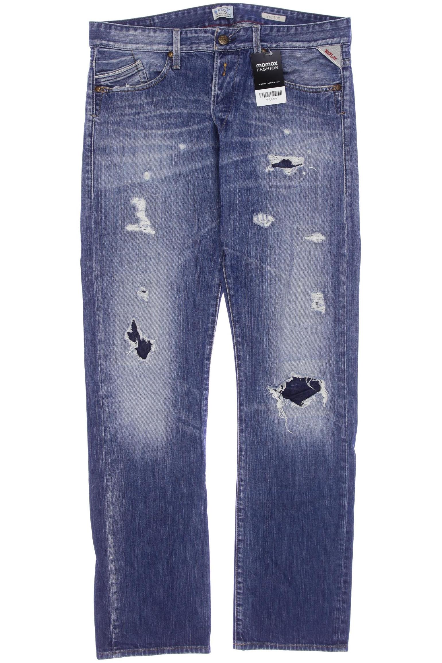 

Replay Herren Jeans, marineblau, Gr. 34