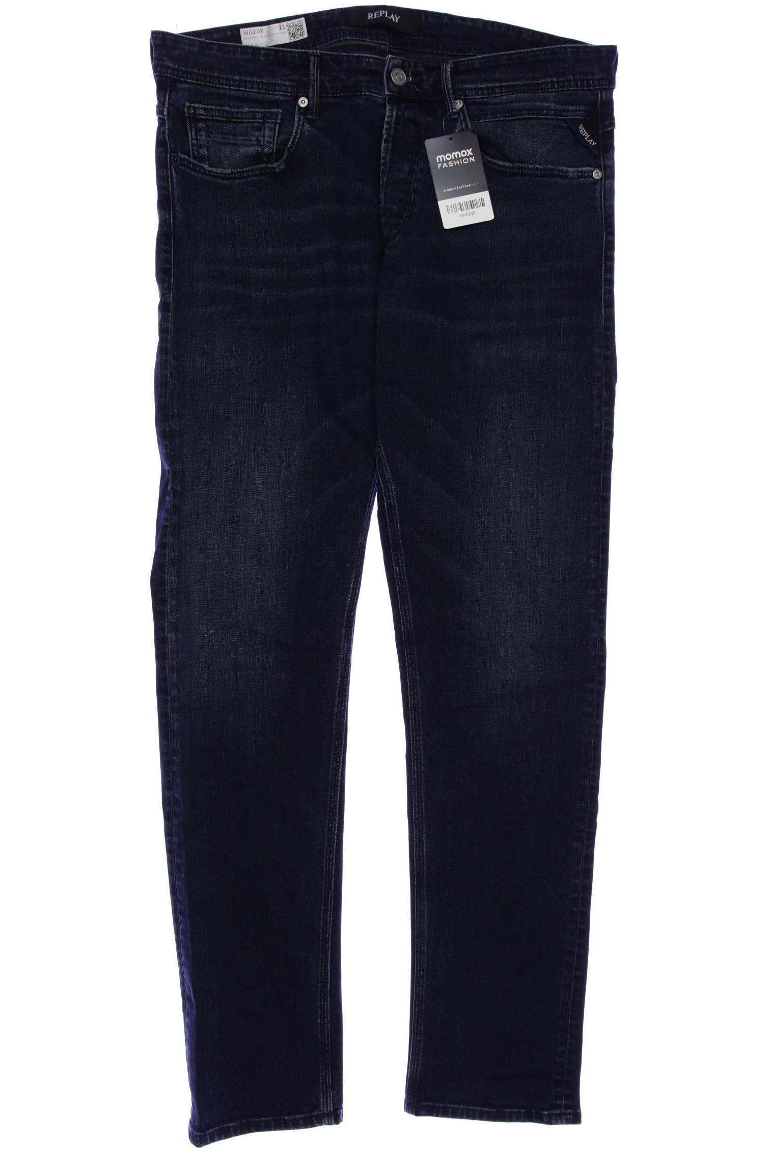 

Replay Herren Jeans, marineblau, Gr. 33