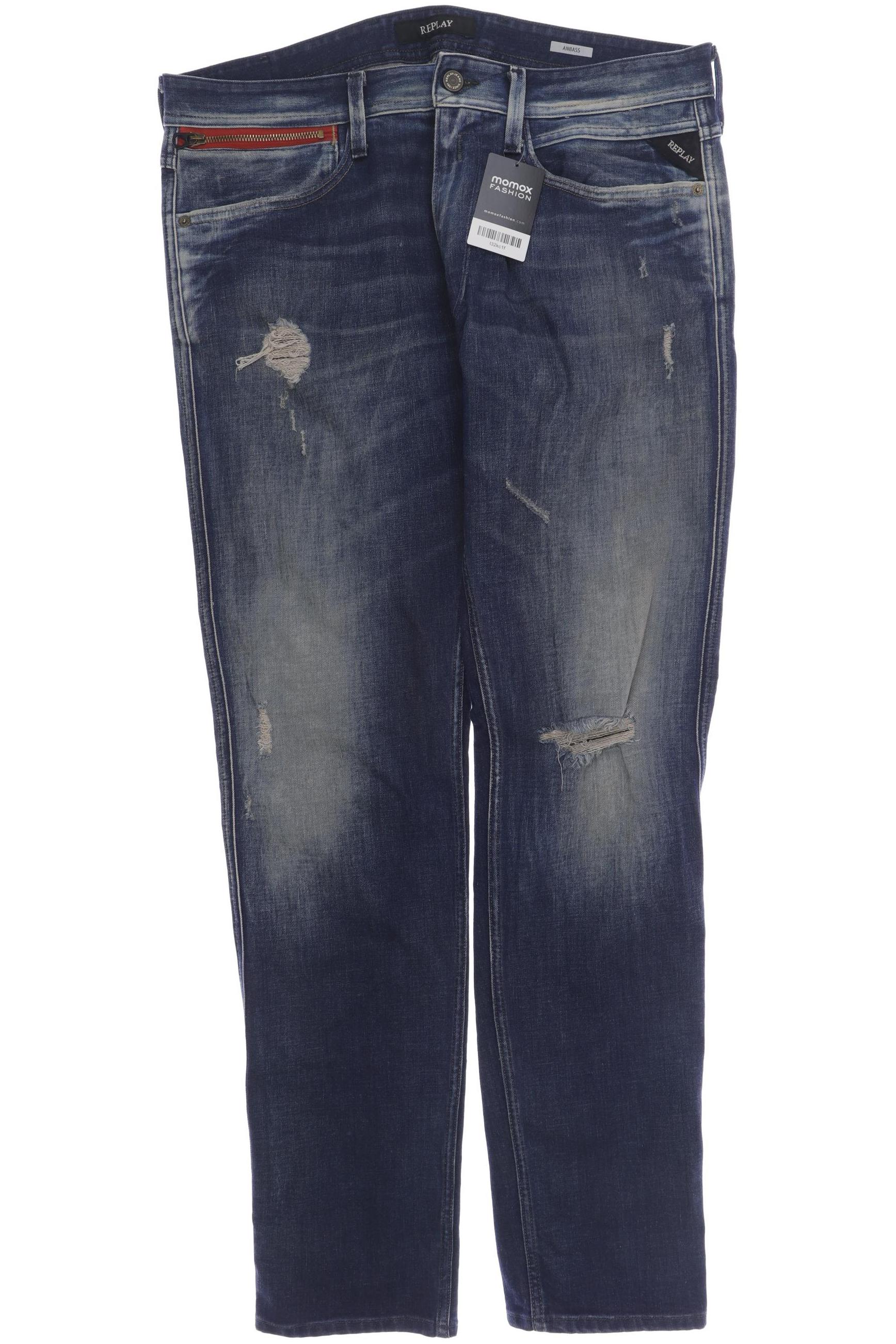 

Replay Herren Jeans, marineblau