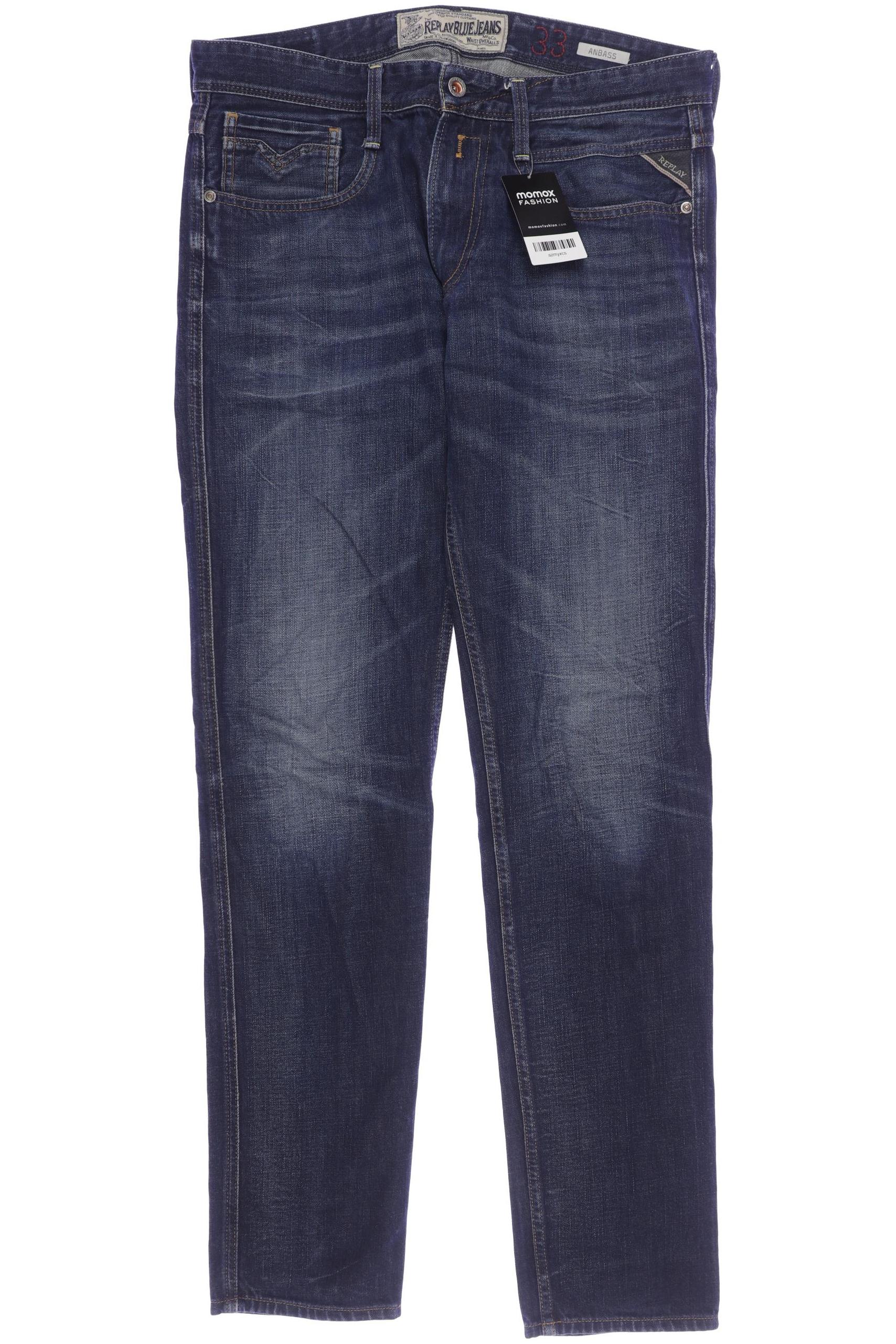 

Replay Herren Jeans, marineblau, Gr. 33