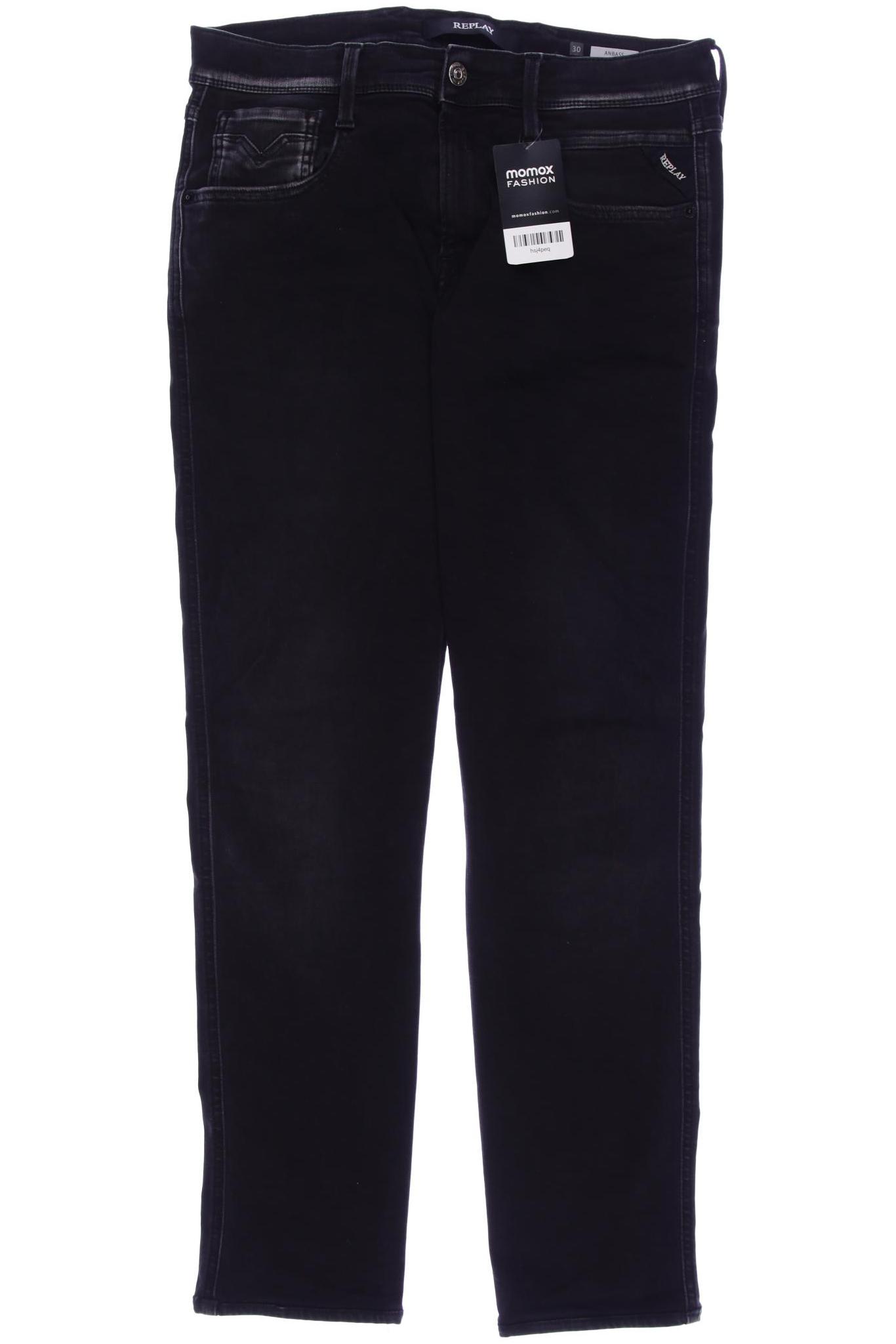 

Replay Herren Jeans, schwarz