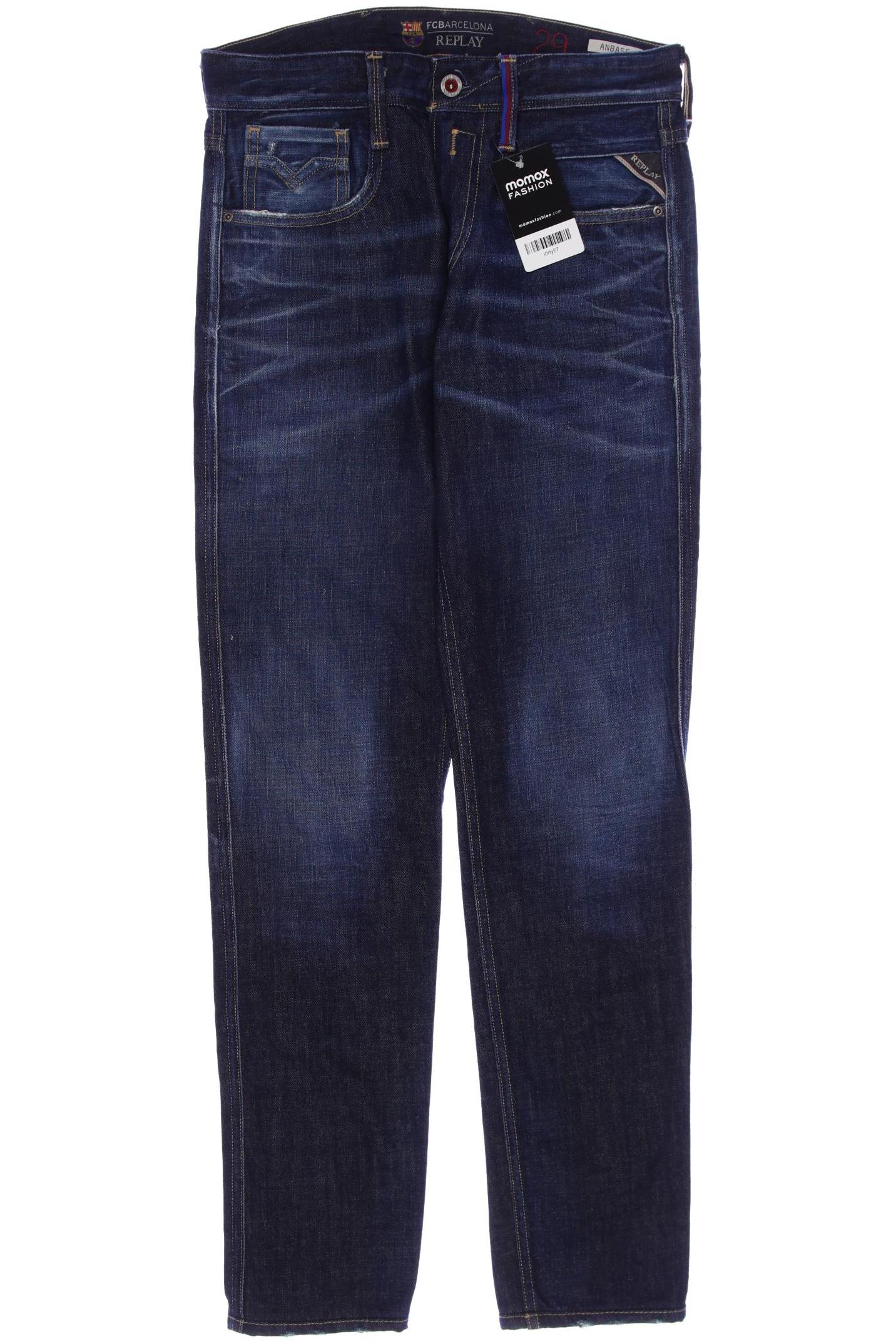 

Replay Herren Jeans, marineblau