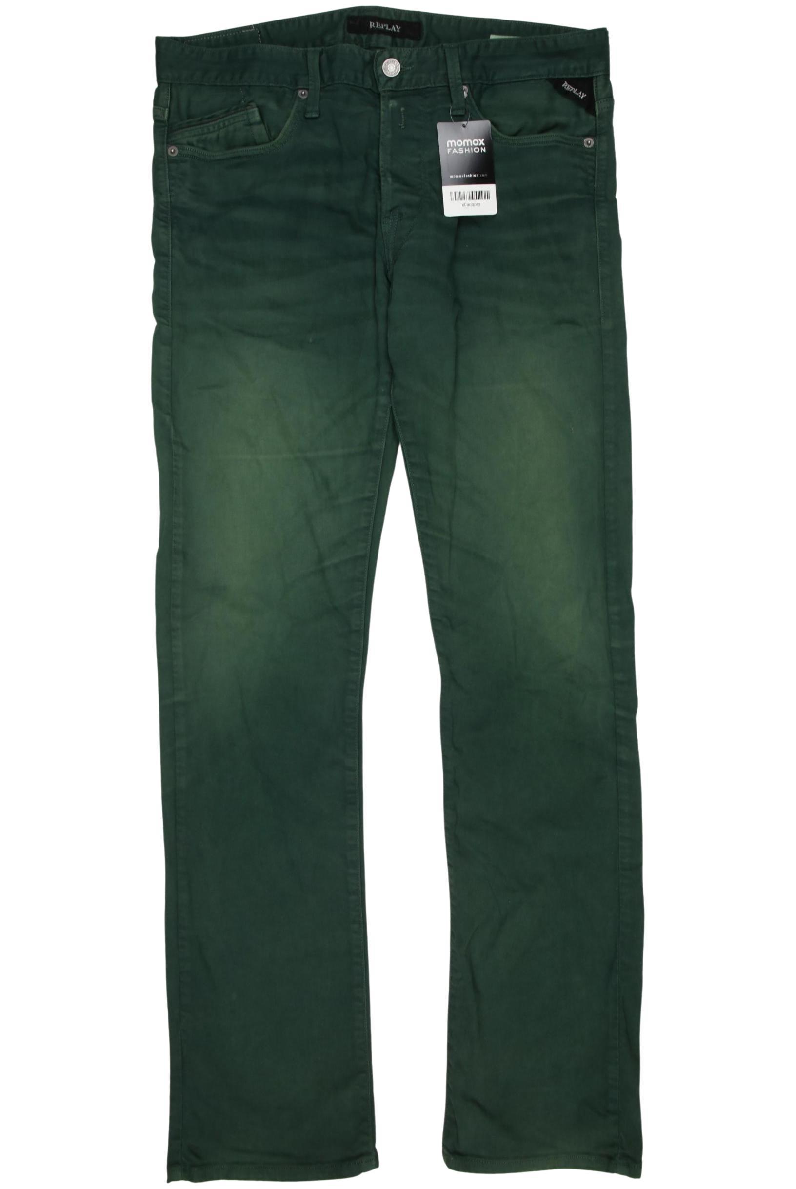 

Replay Herren Jeans, grün, Gr. 34
