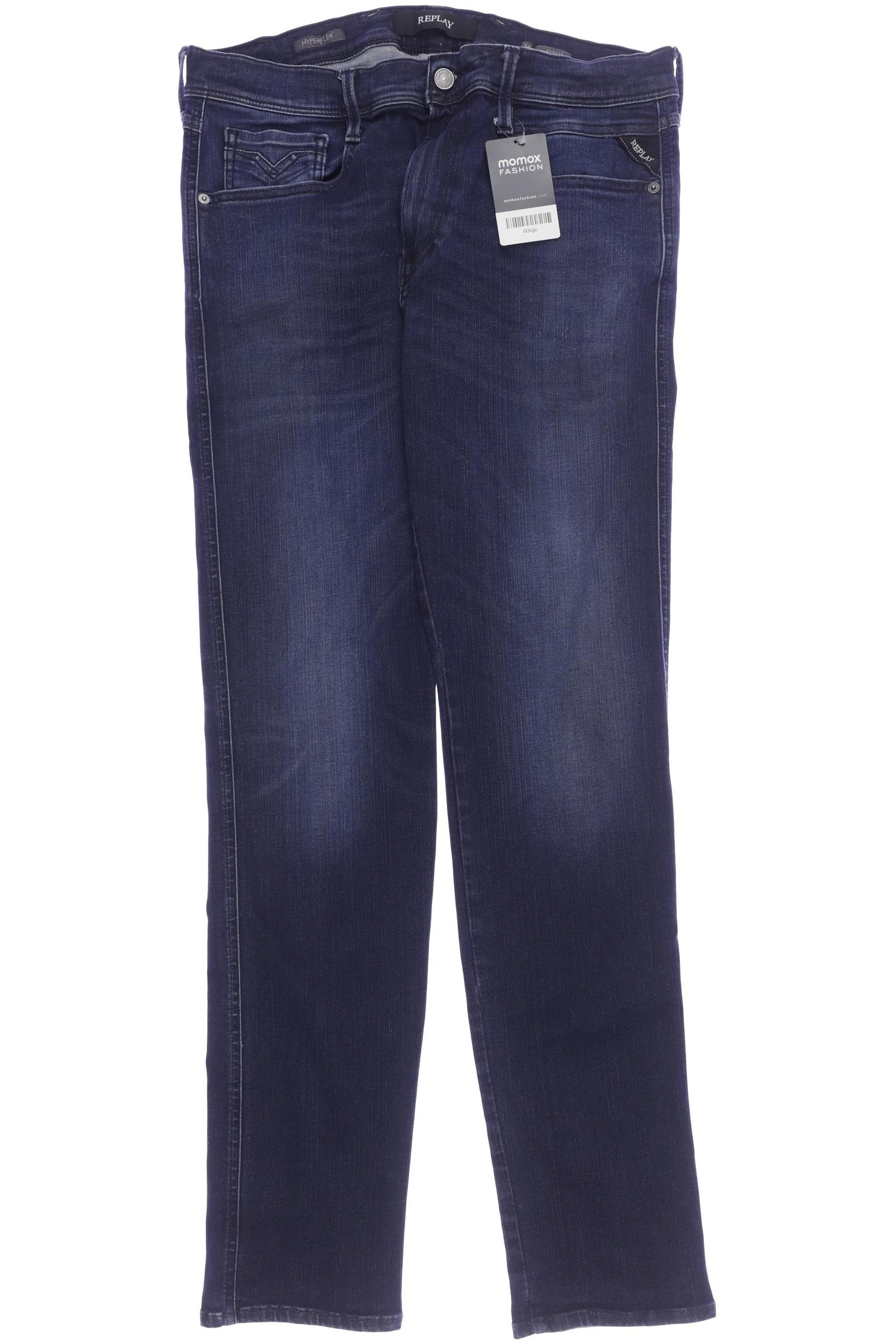 

Replay Herren Jeans, marineblau, Gr. 34