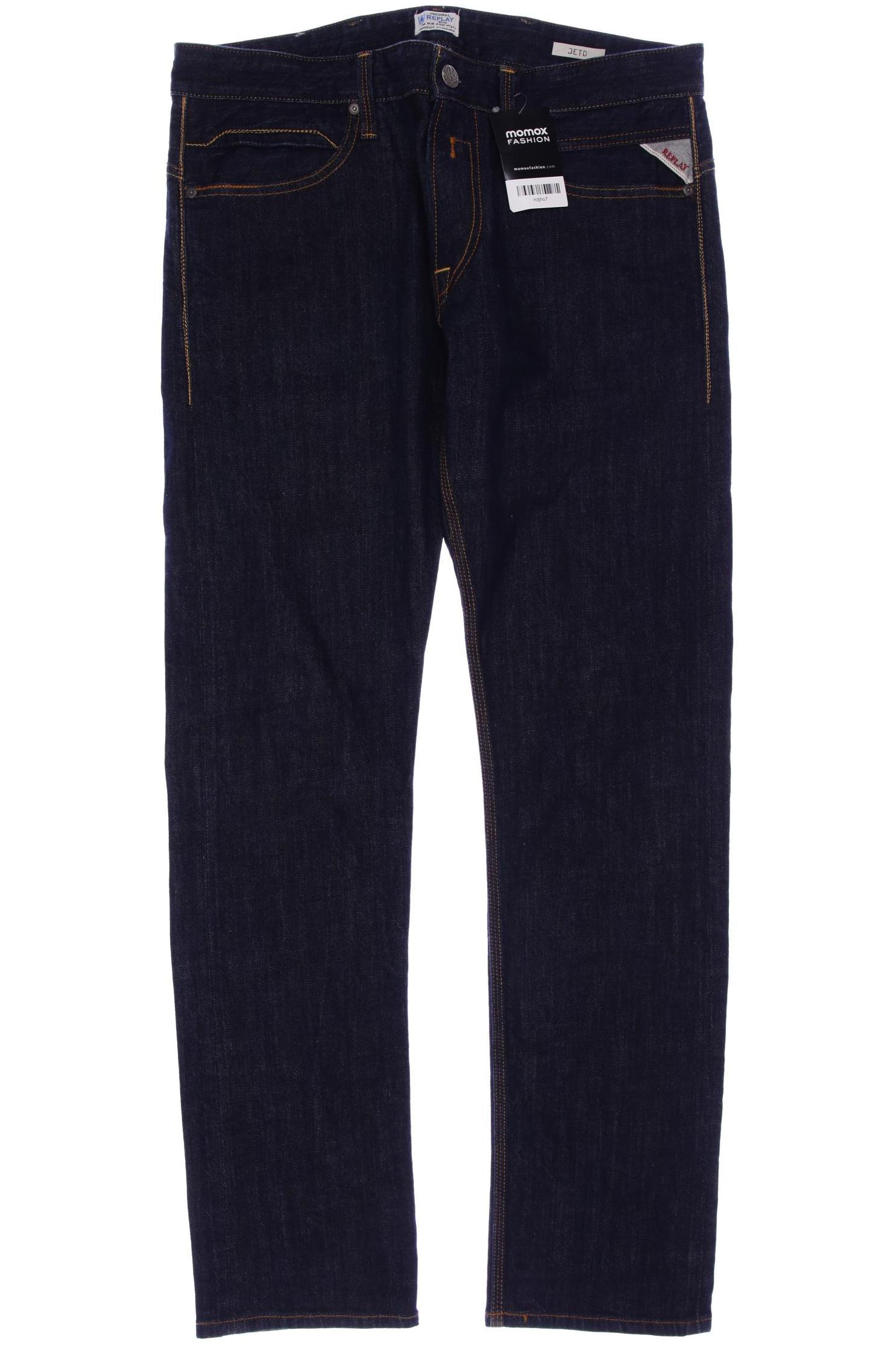 

Replay Herren Jeans, marineblau