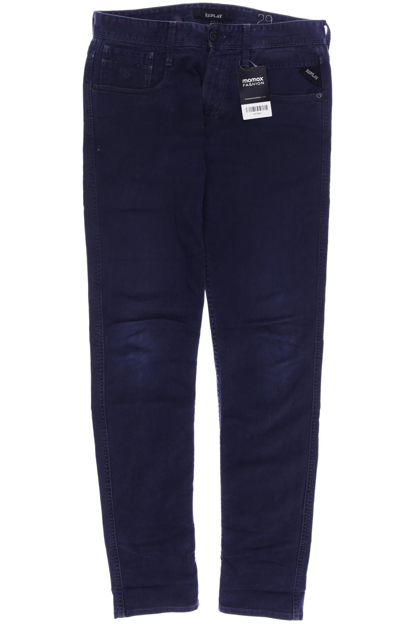 

Replay Herren Jeans, marineblau