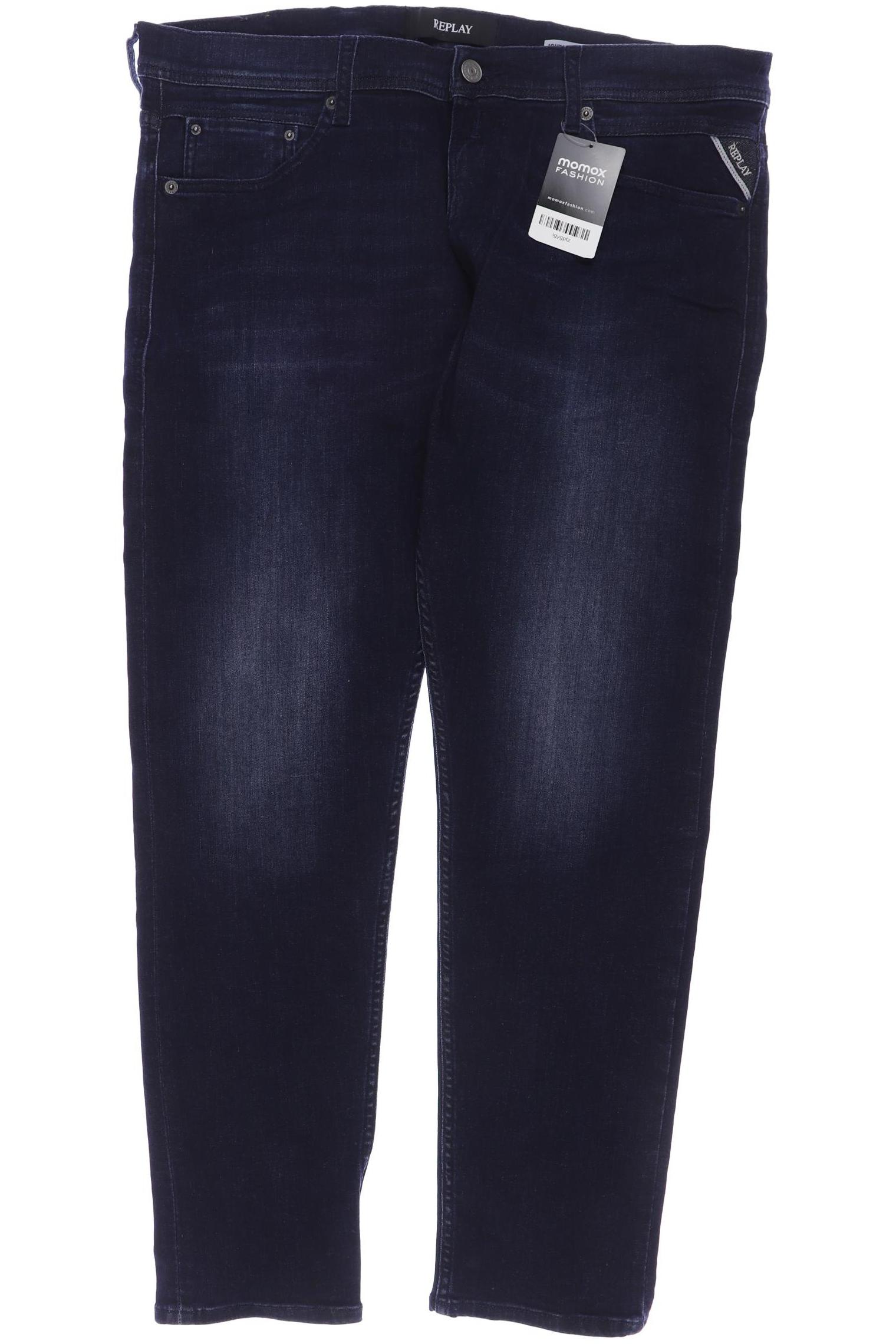 

Replay Herren Jeans, marineblau
