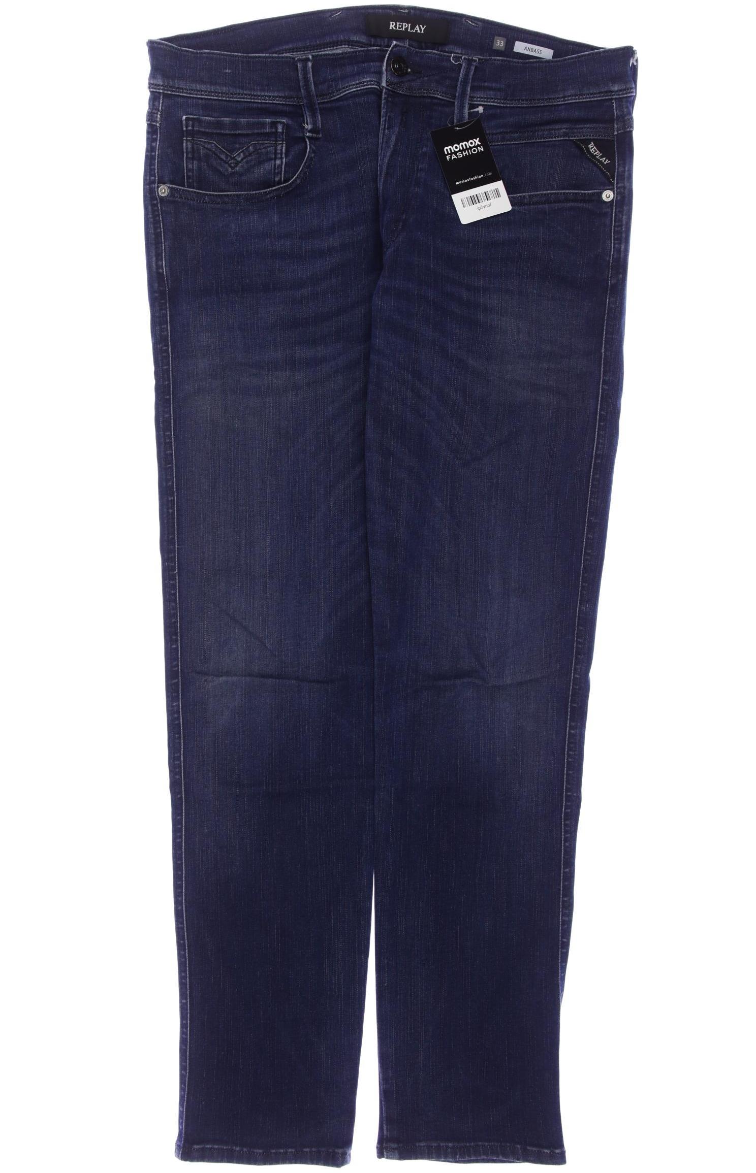 

Replay Herren Jeans, marineblau, Gr. 33