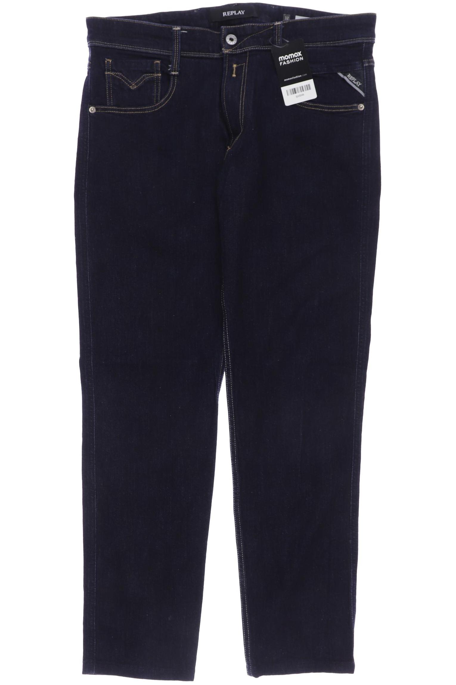 

Replay Herren Jeans, marineblau