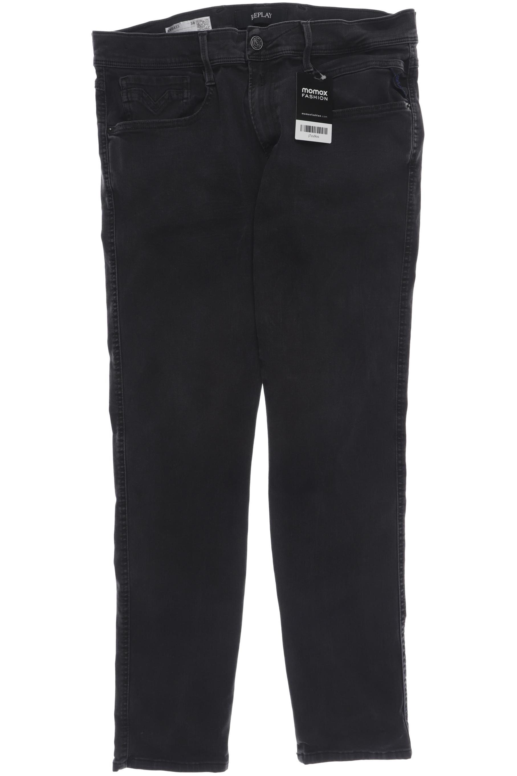 

Replay Herren Jeans, schwarz
