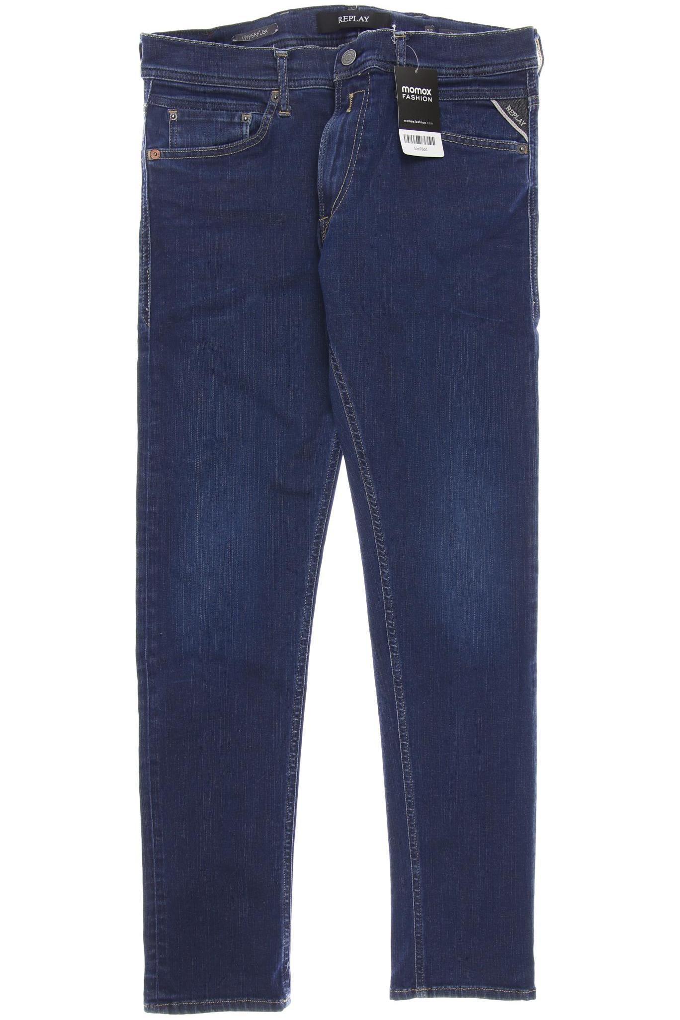 

Replay Herren Jeans, marineblau