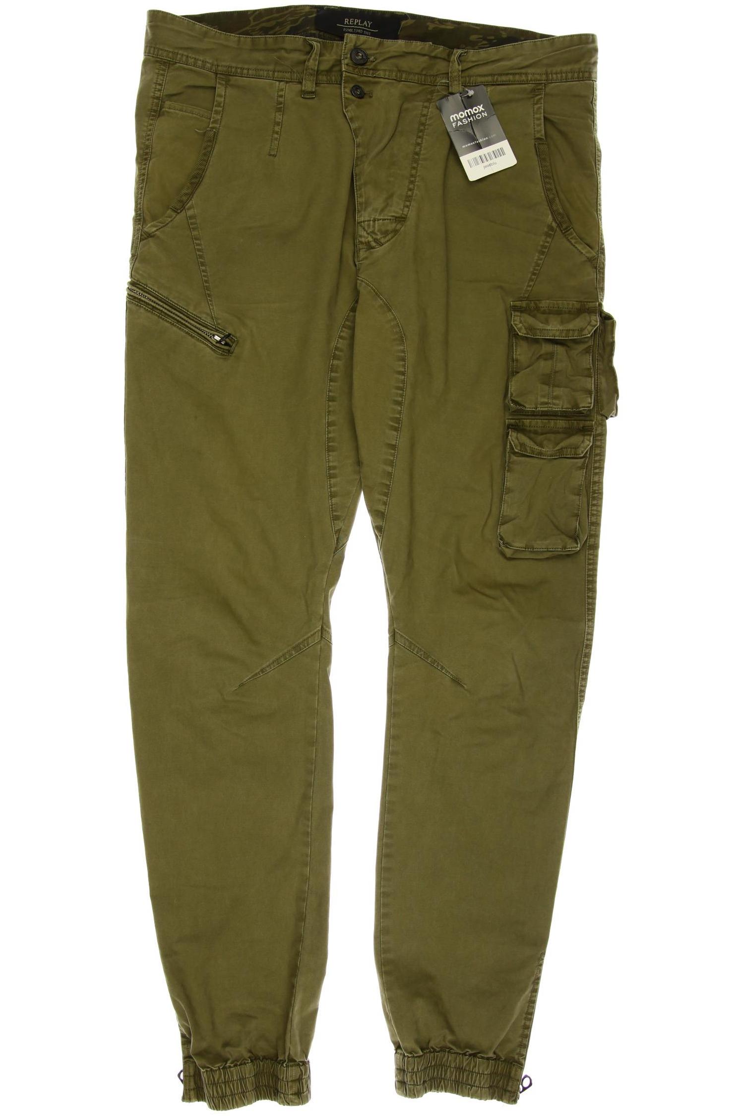 

Replay Herren Jeans, grün, Gr. 50