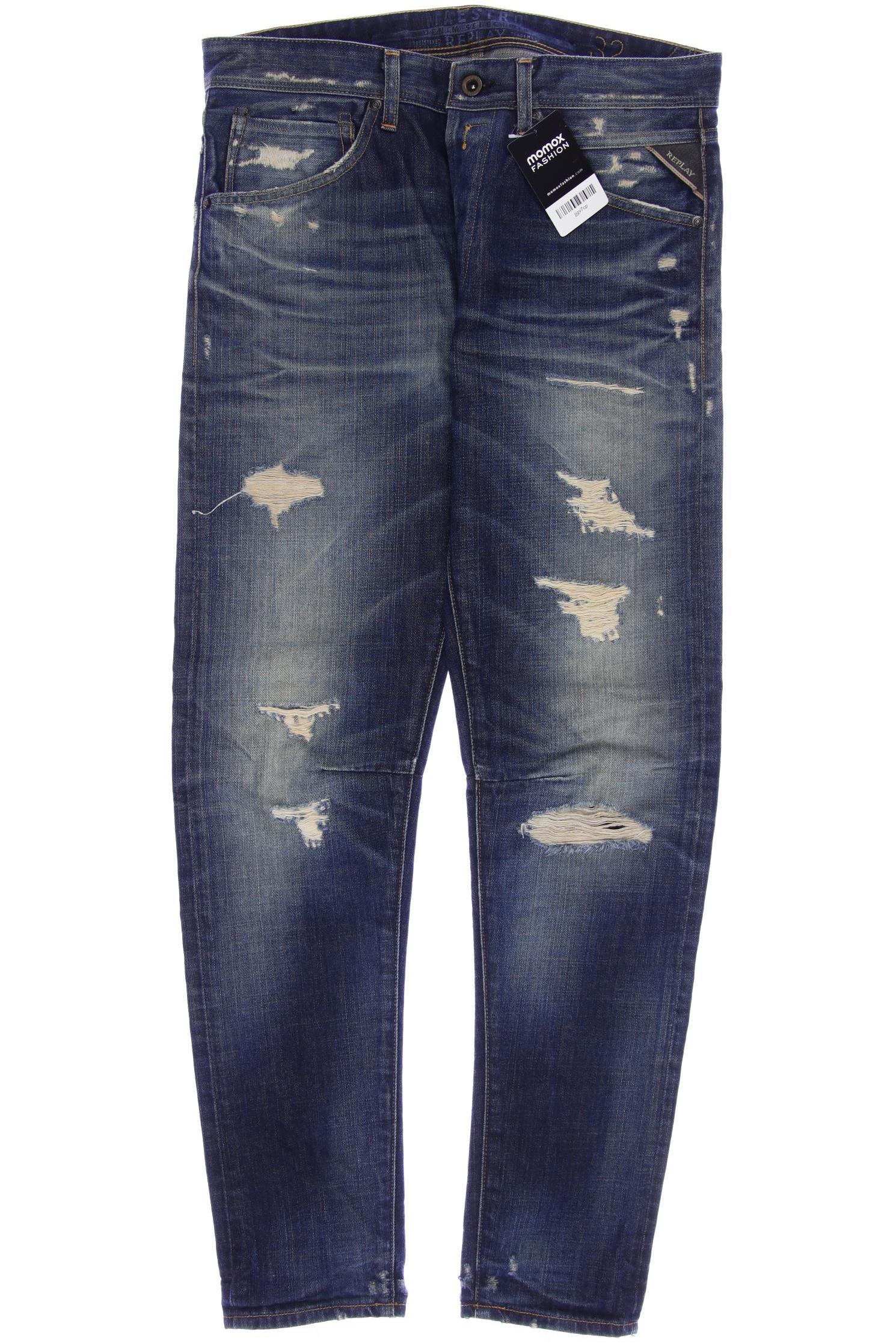 

Replay Herren Jeans, blau