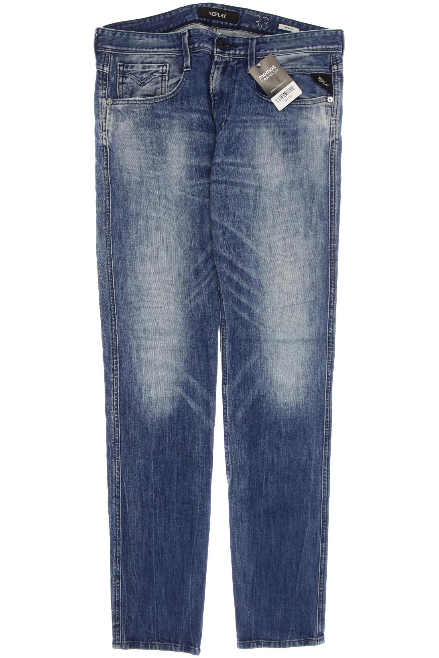 

Replay Herren Jeans, blau