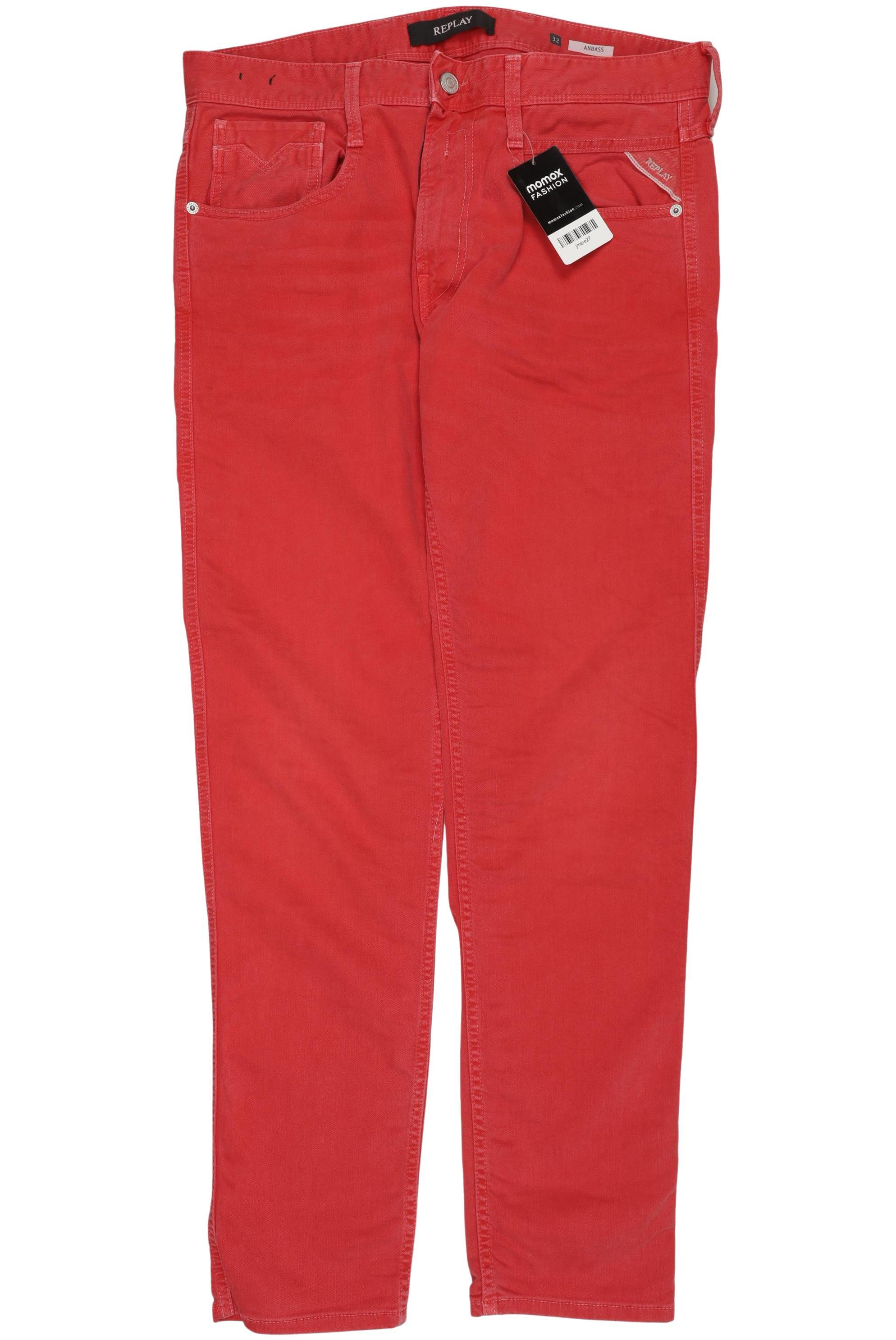 

Replay Herren Jeans, rot, Gr. 32