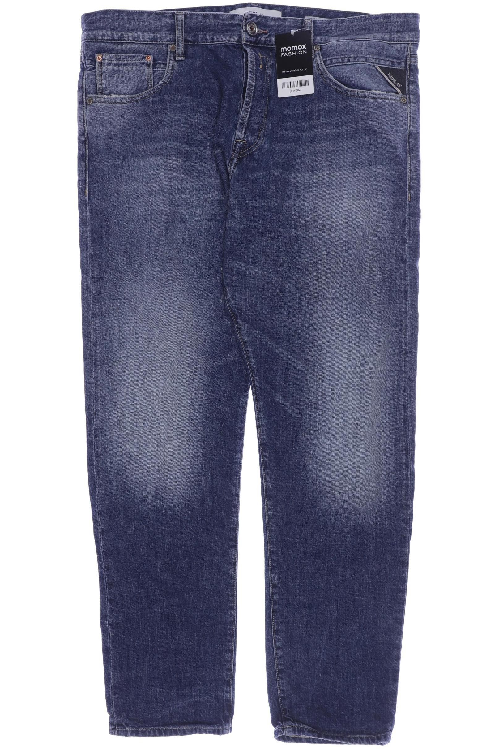 

Replay Herren Jeans, marineblau