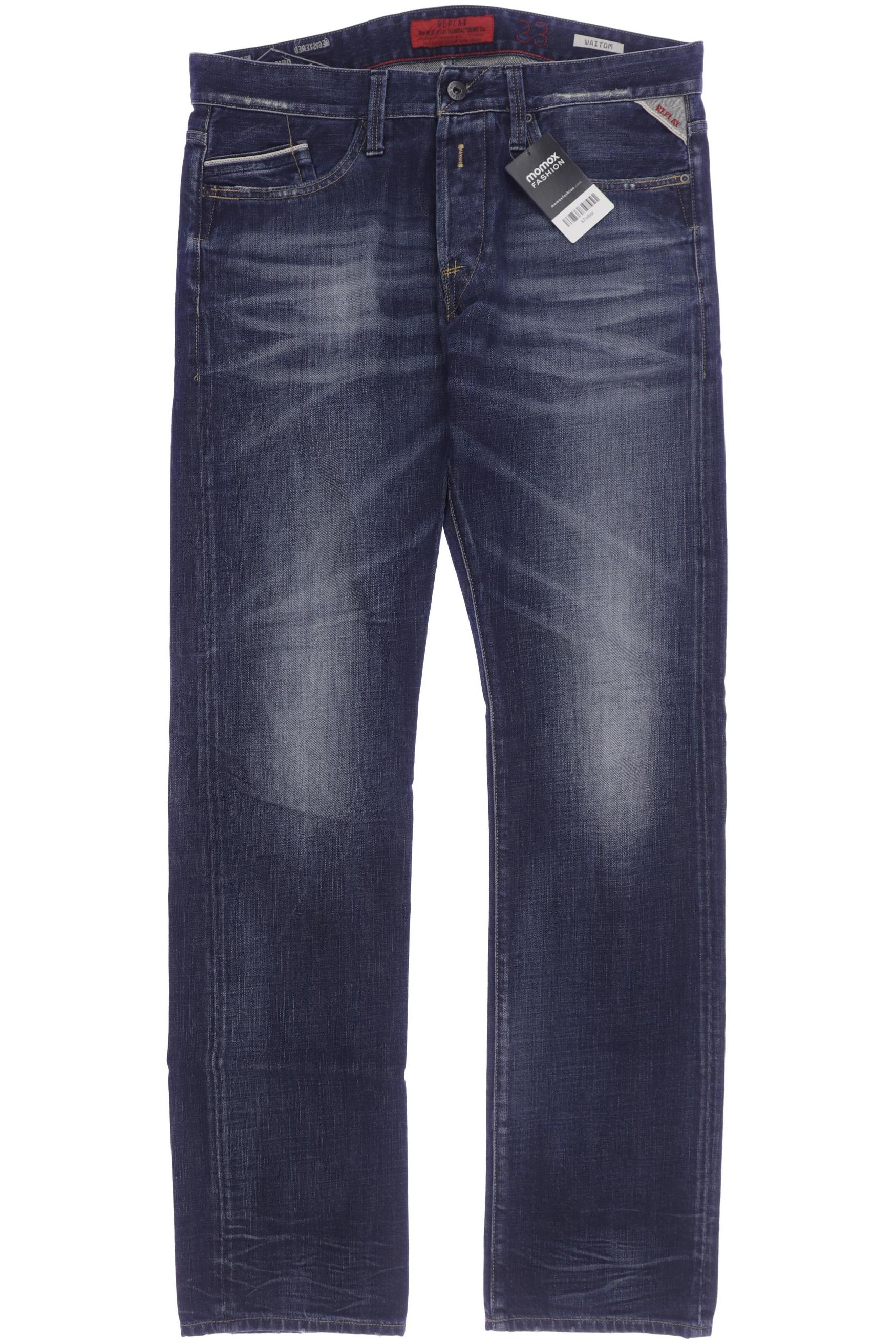 

Replay Herren Jeans, marineblau, Gr. 33