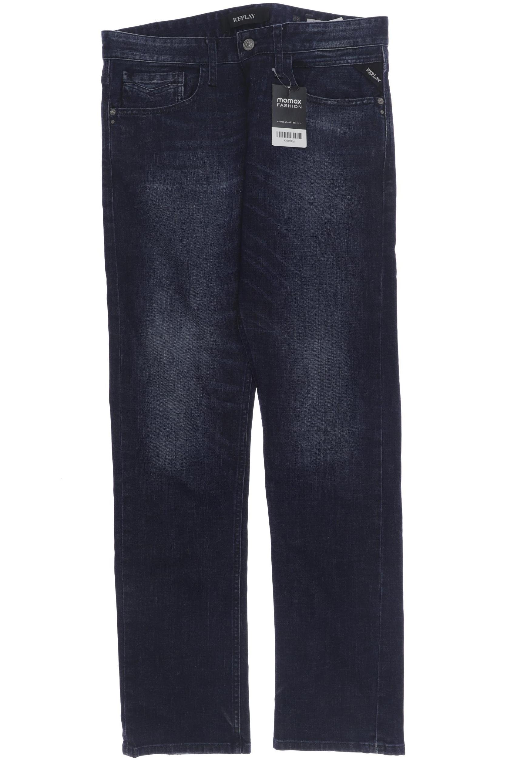 

Replay Herren Jeans, marineblau