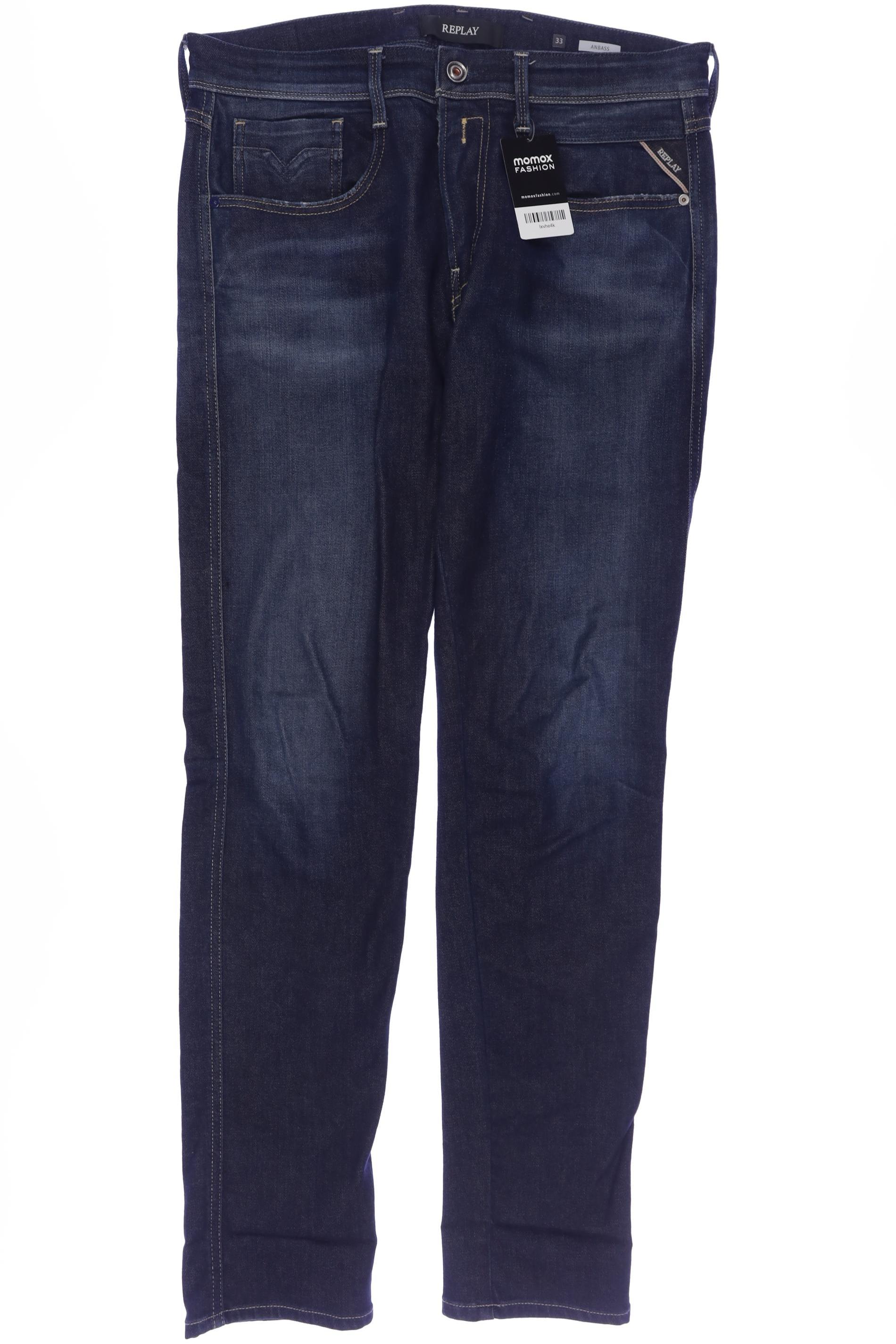 

Replay Herren Jeans, marineblau, Gr. 33
