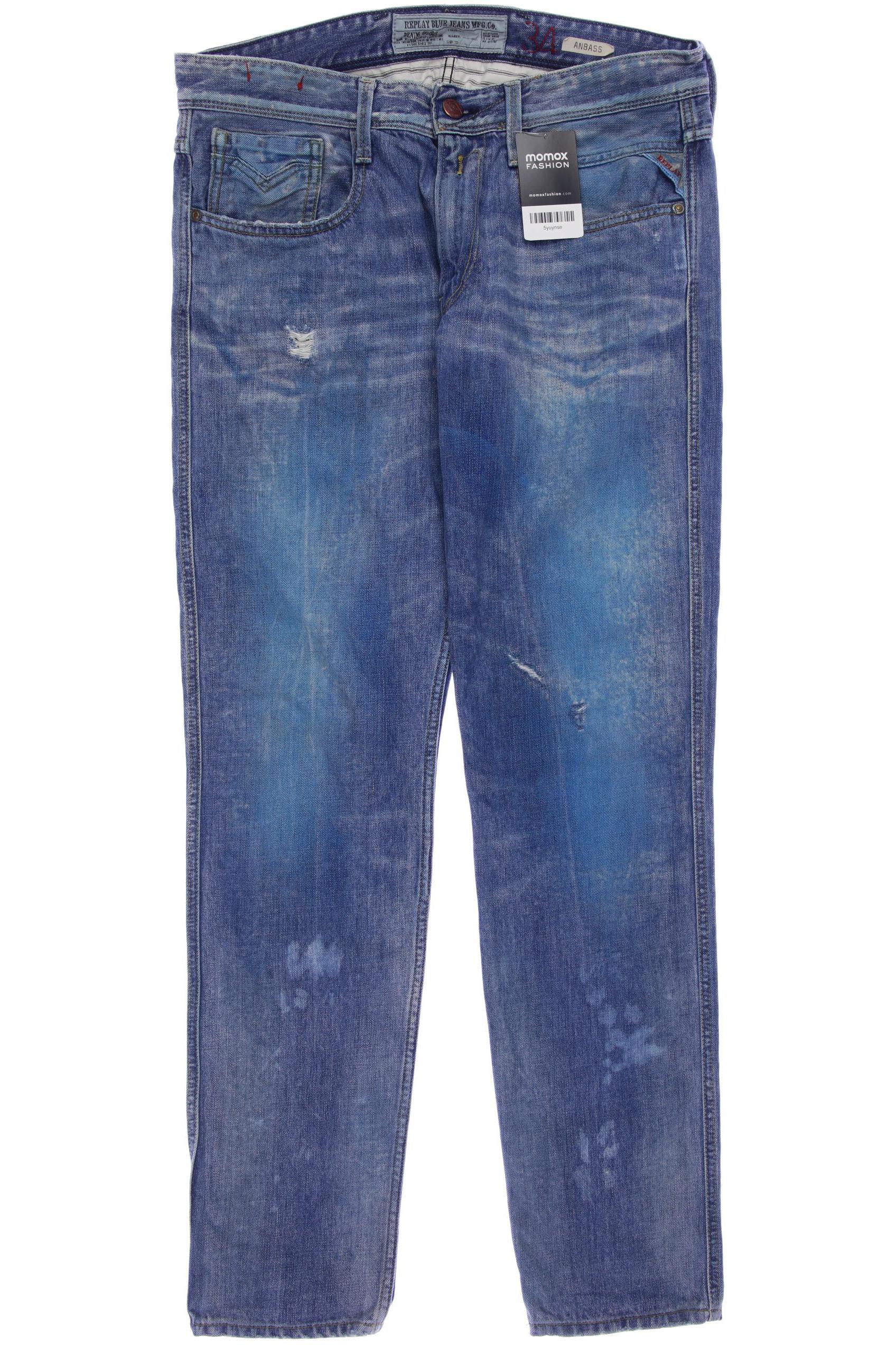 

Replay Herren Jeans, blau, Gr. 34