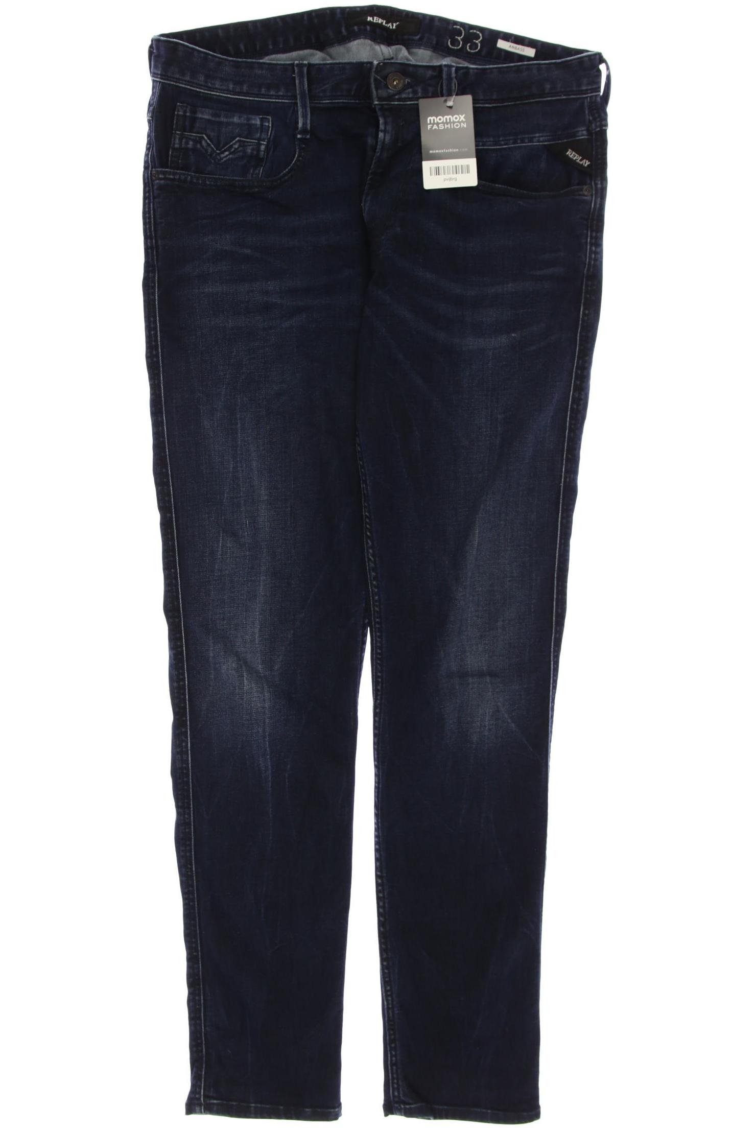

Replay Herren Jeans, marineblau, Gr. 52