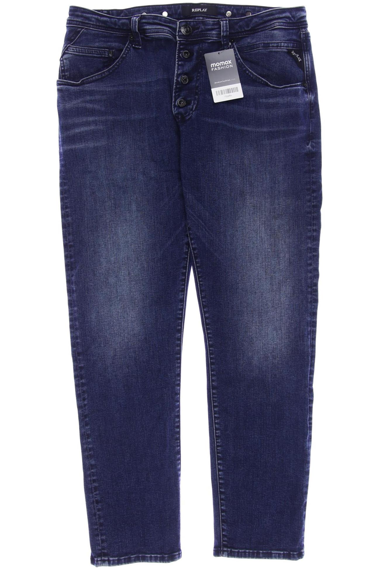 

Replay Herren Jeans, marineblau