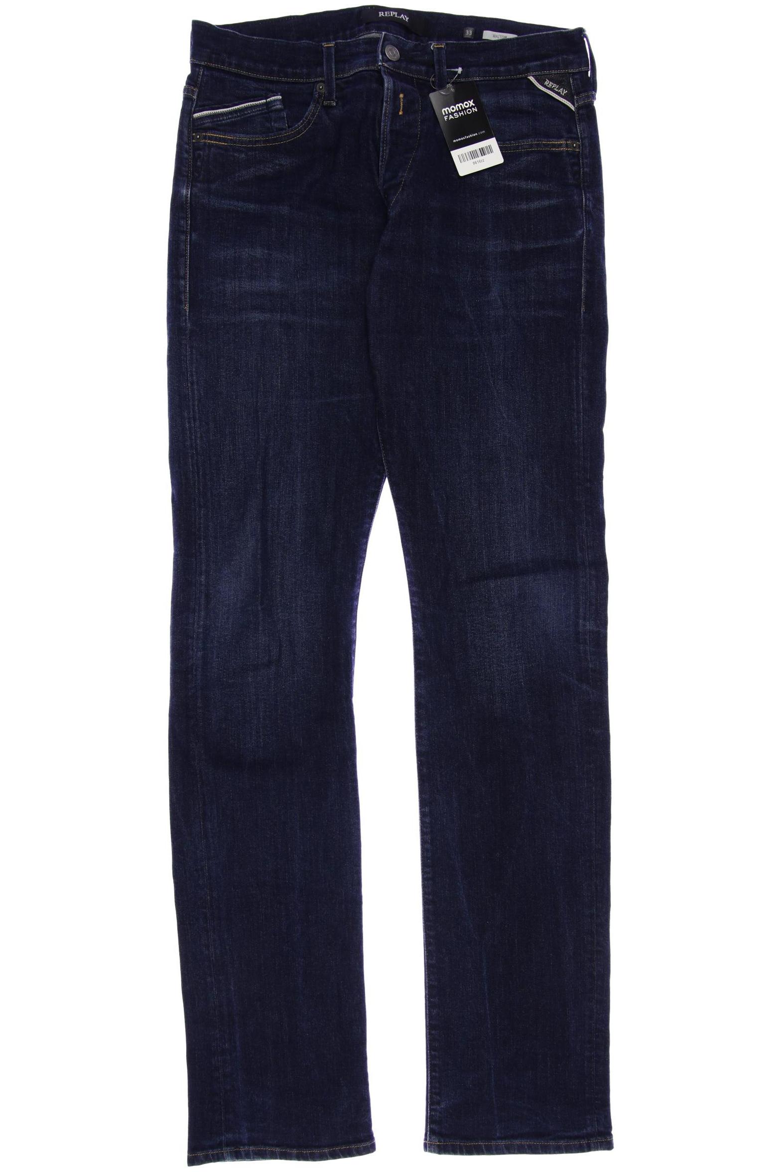 

Replay Herren Jeans, marineblau, Gr. 52
