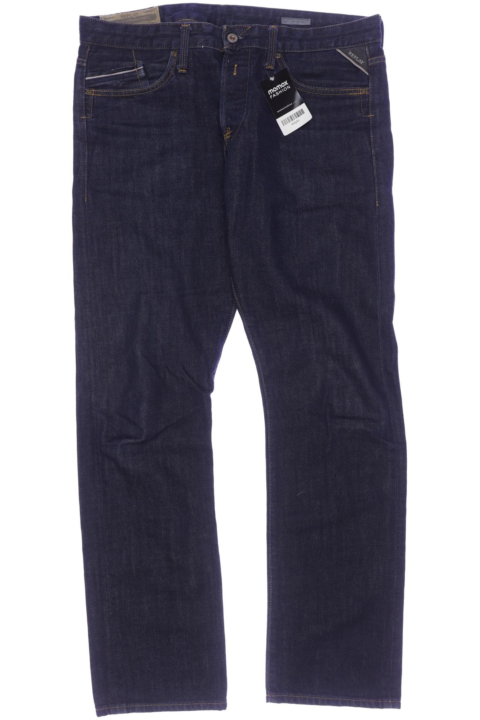 

Replay Herren Jeans, marineblau, Gr. 34