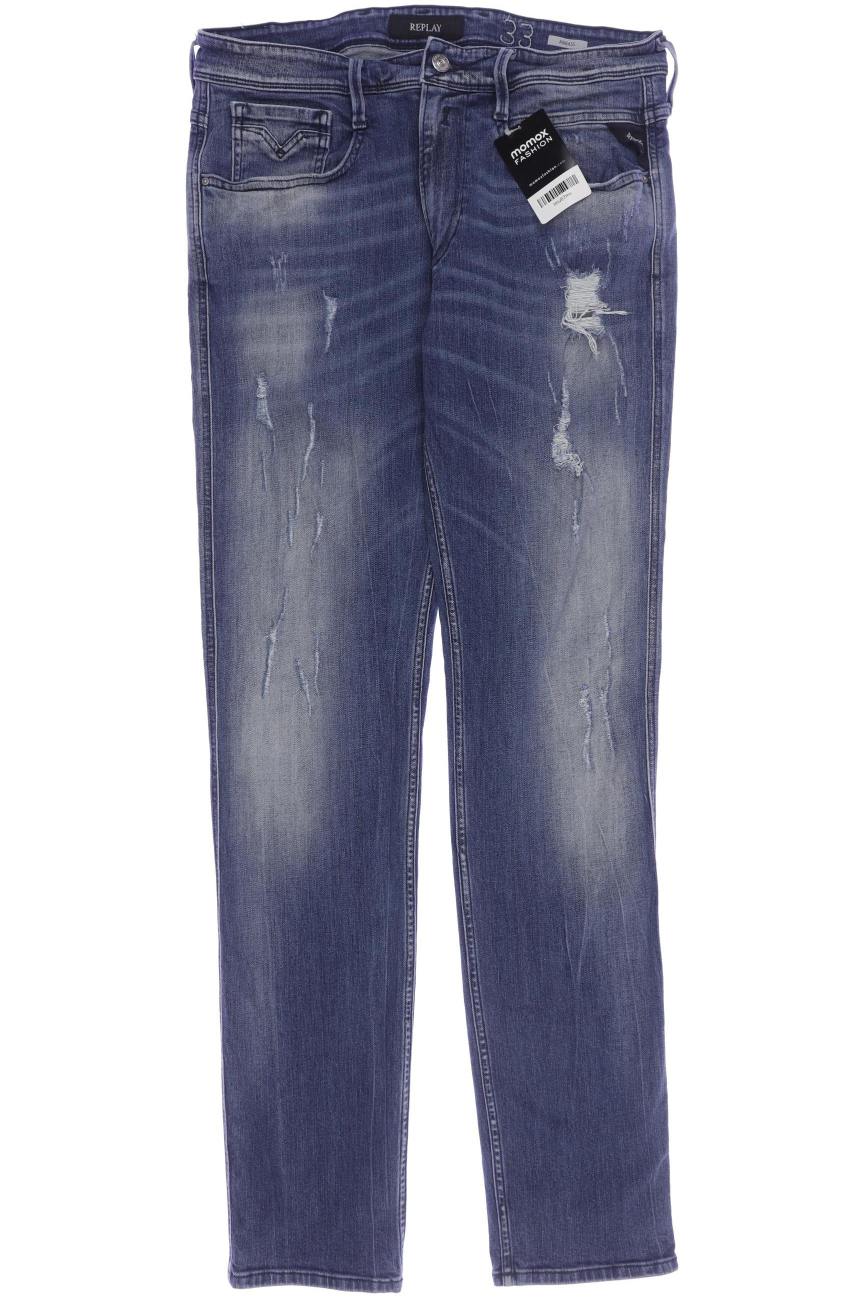 

Replay Herren Jeans, blau, Gr. 33