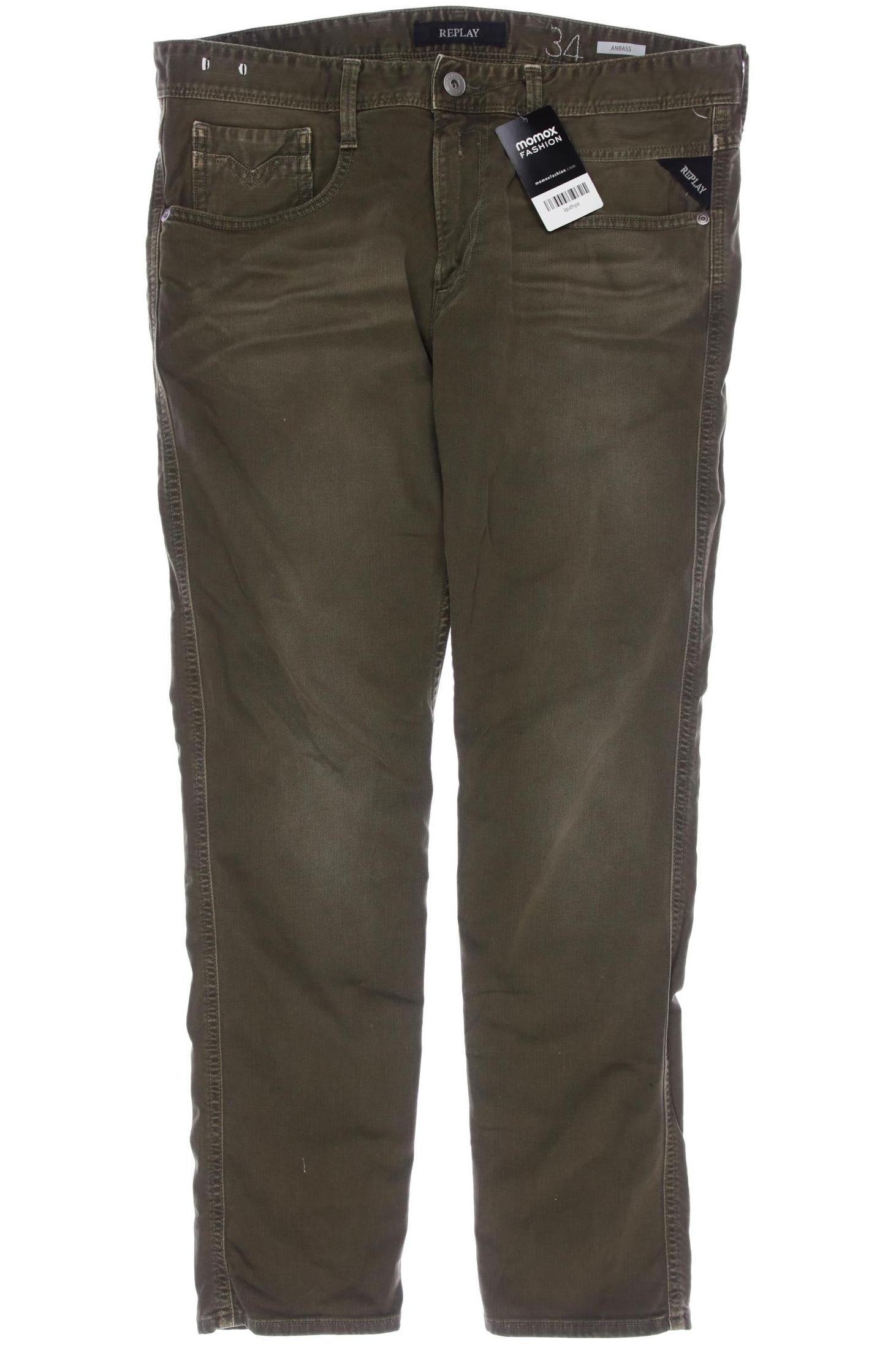 

Replay Herren Jeans, grün, Gr. 34