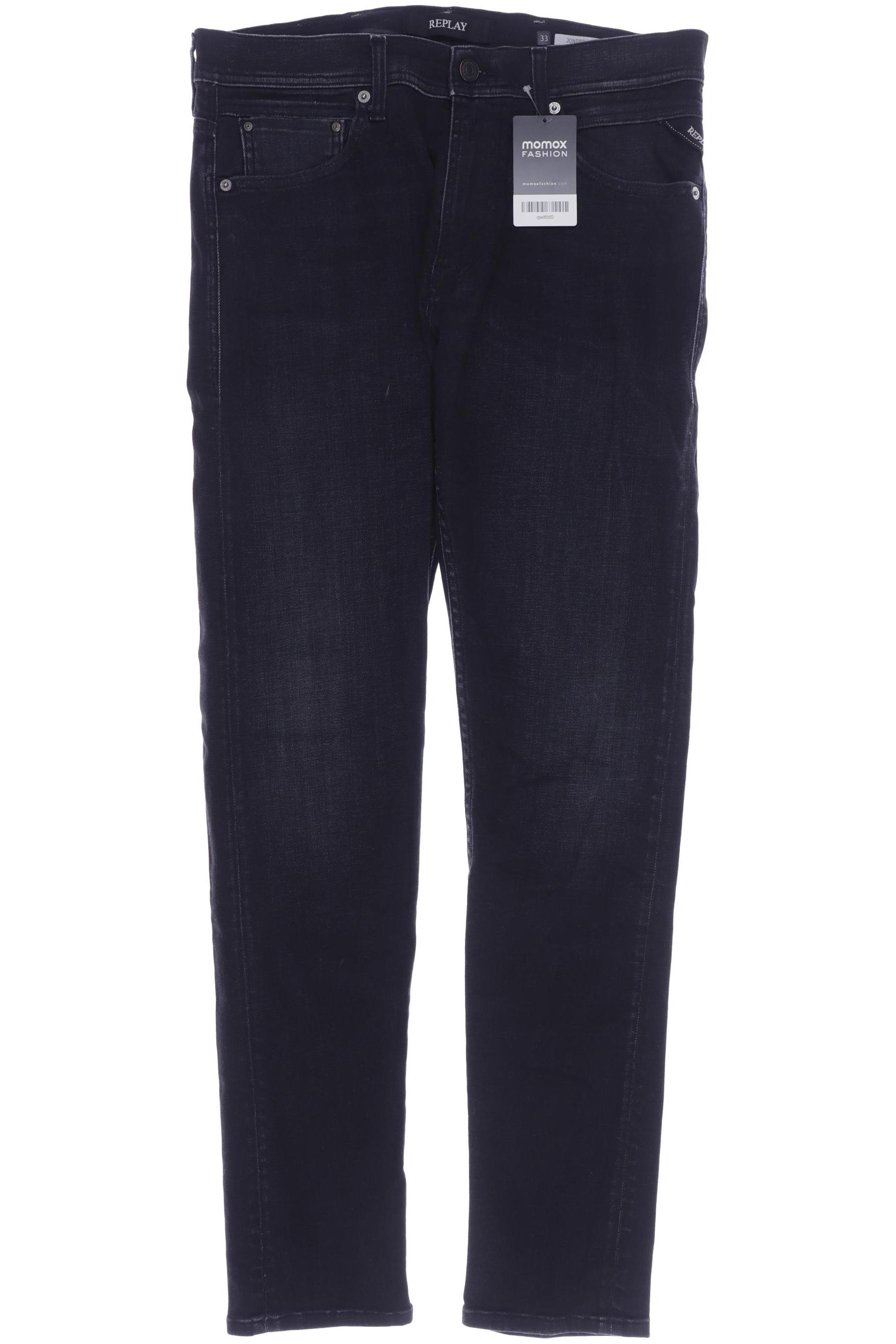 

Replay Herren Jeans, marineblau