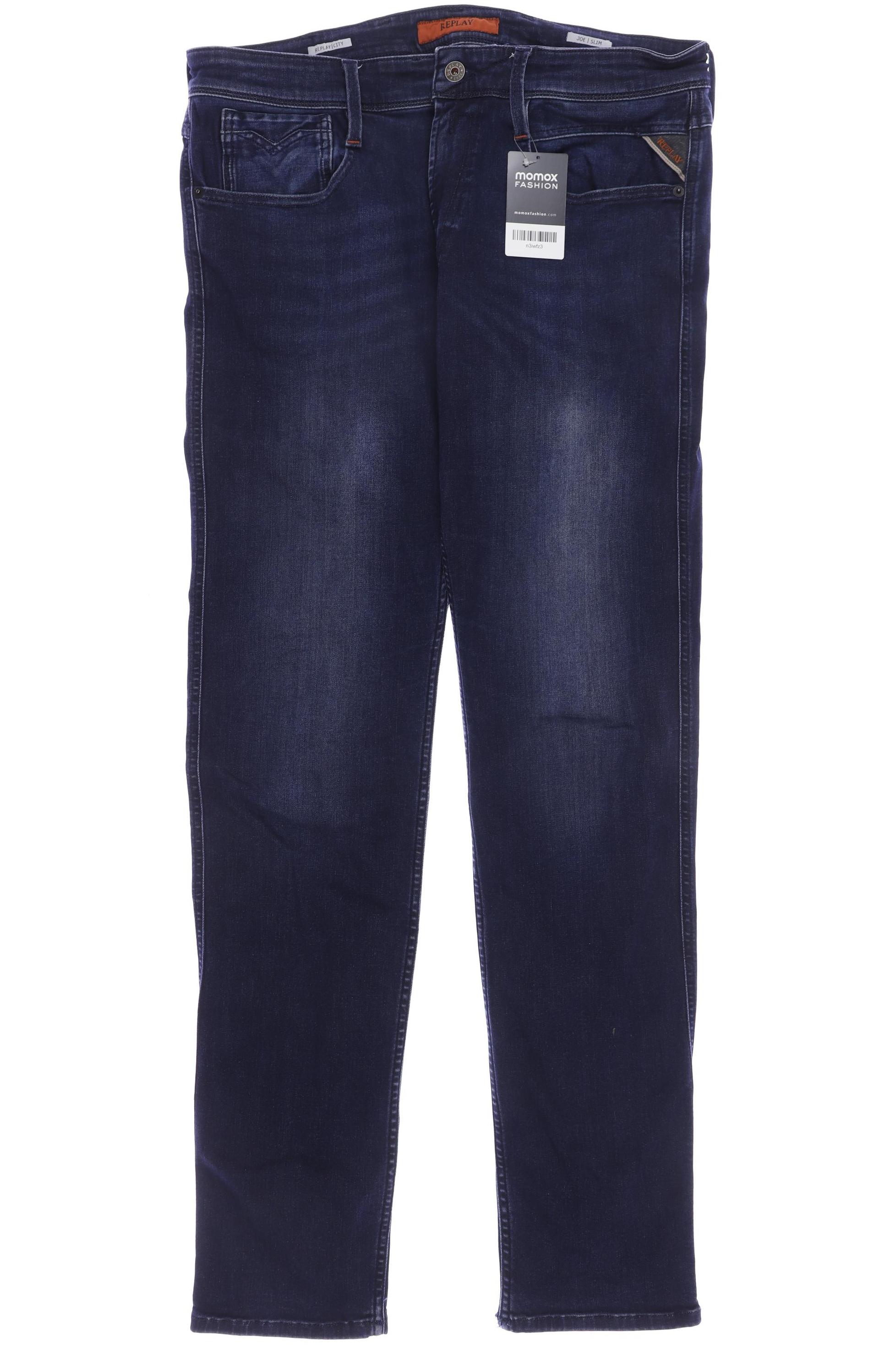 

Replay Herren Jeans, marineblau