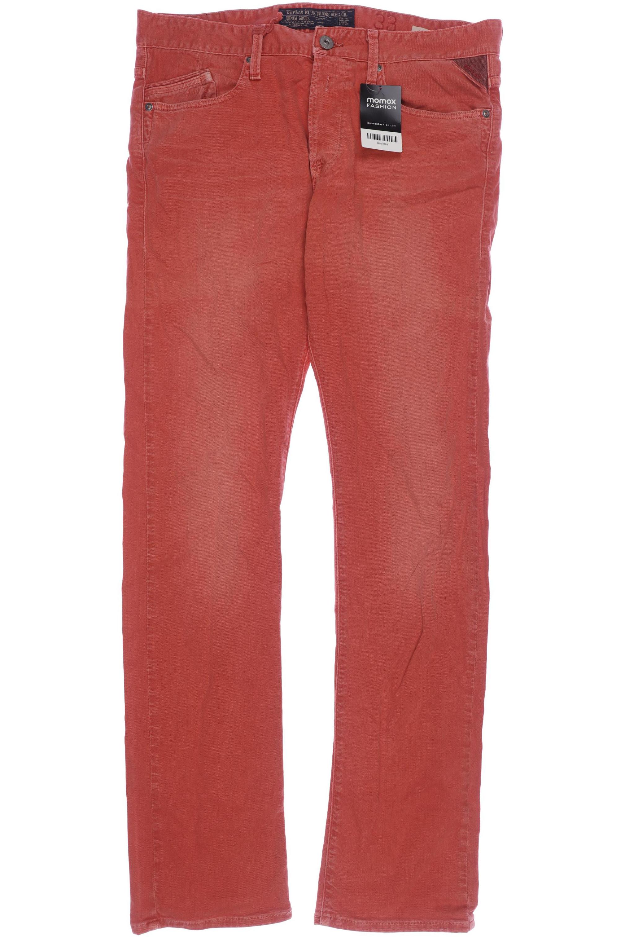 

Replay Herren Jeans, rot, Gr. 33