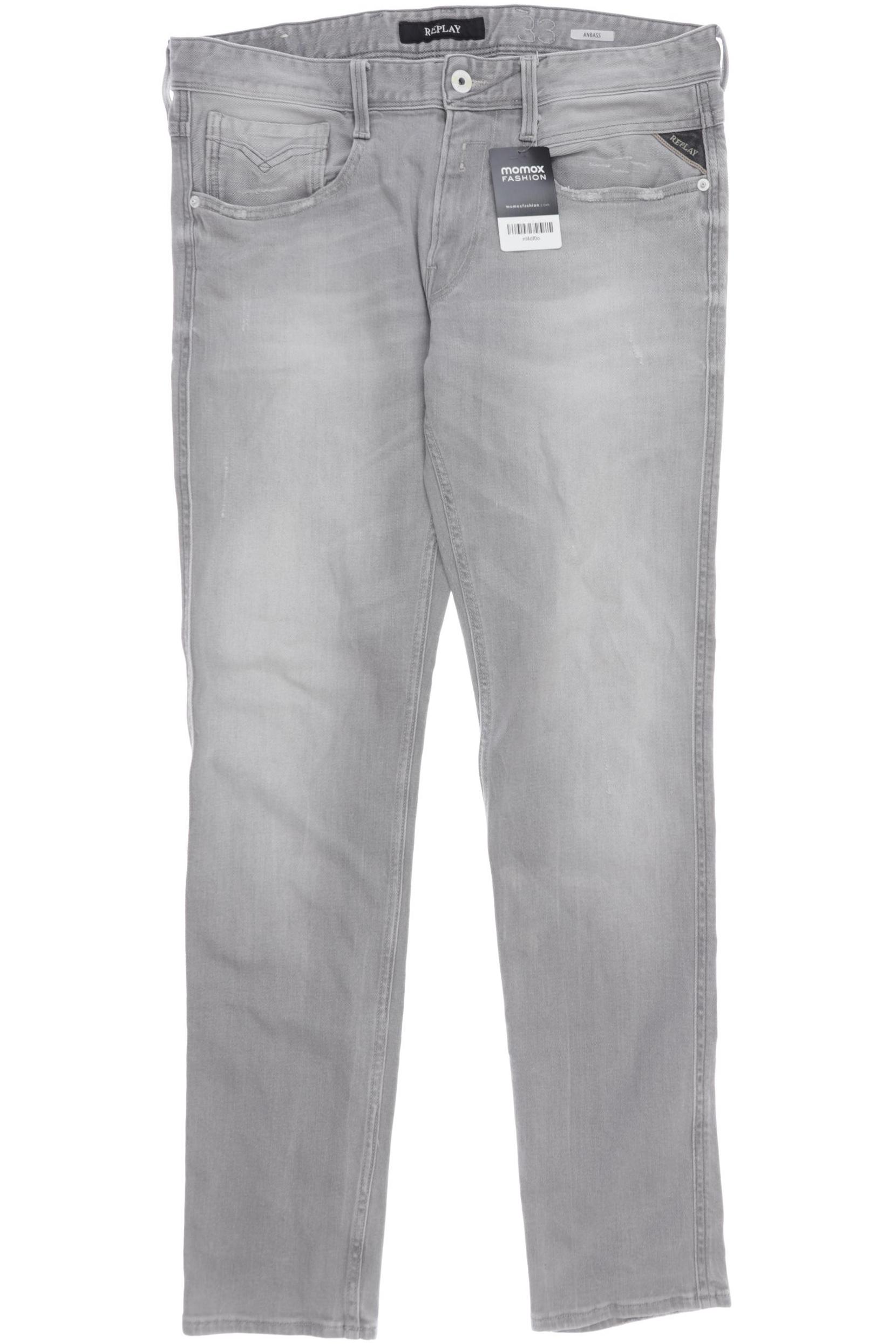 

Replay Herren Jeans, grau, Gr. 33