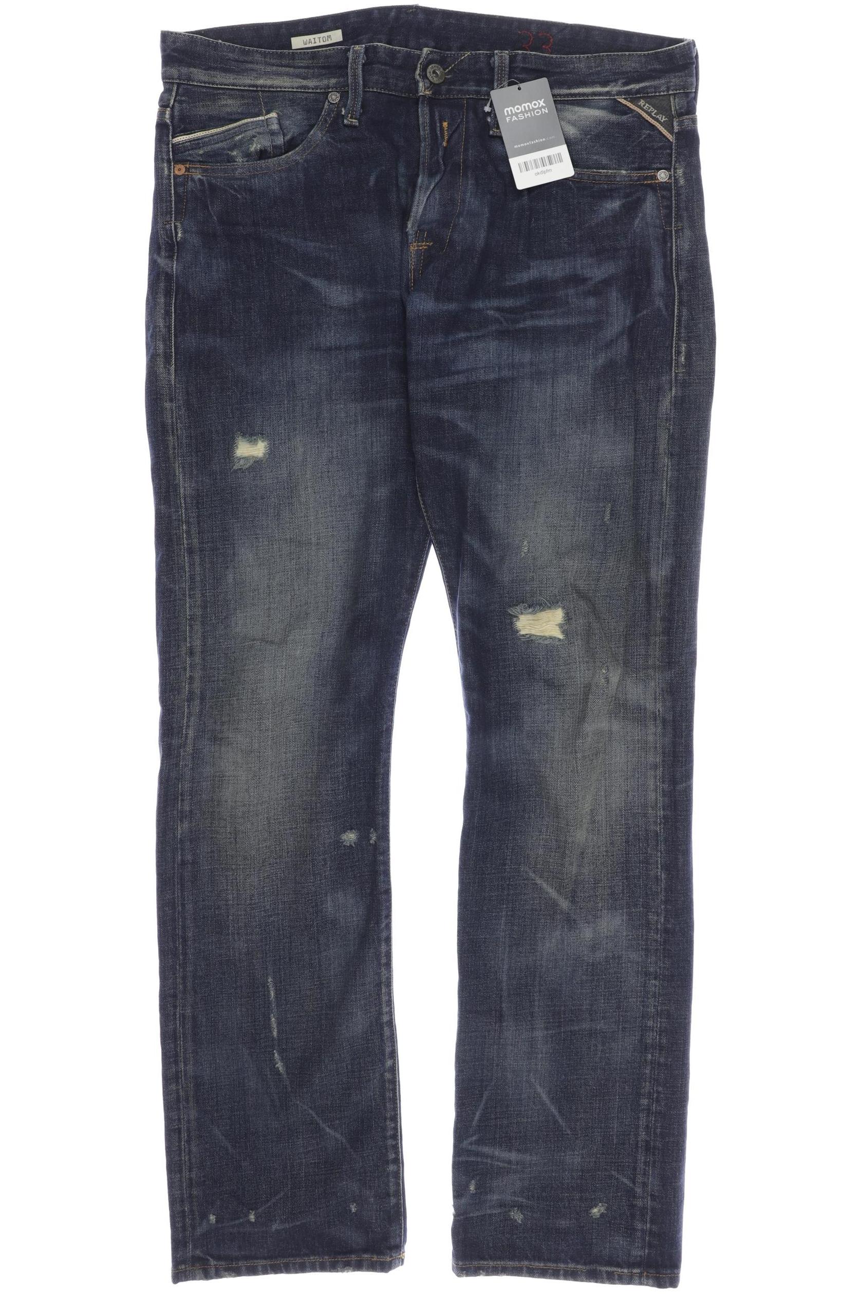 

Replay Herren Jeans, marineblau, Gr. 33