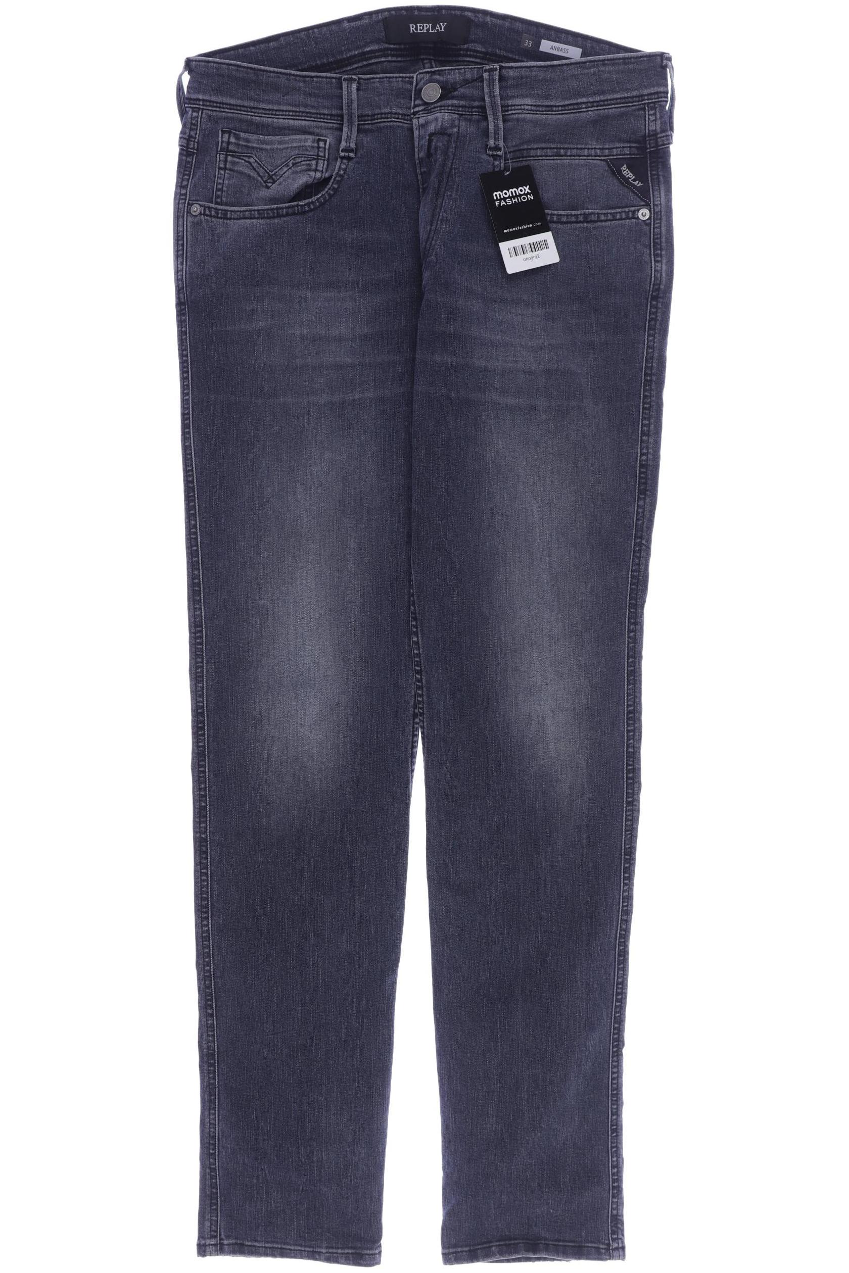 

Replay Herren Jeans, marineblau