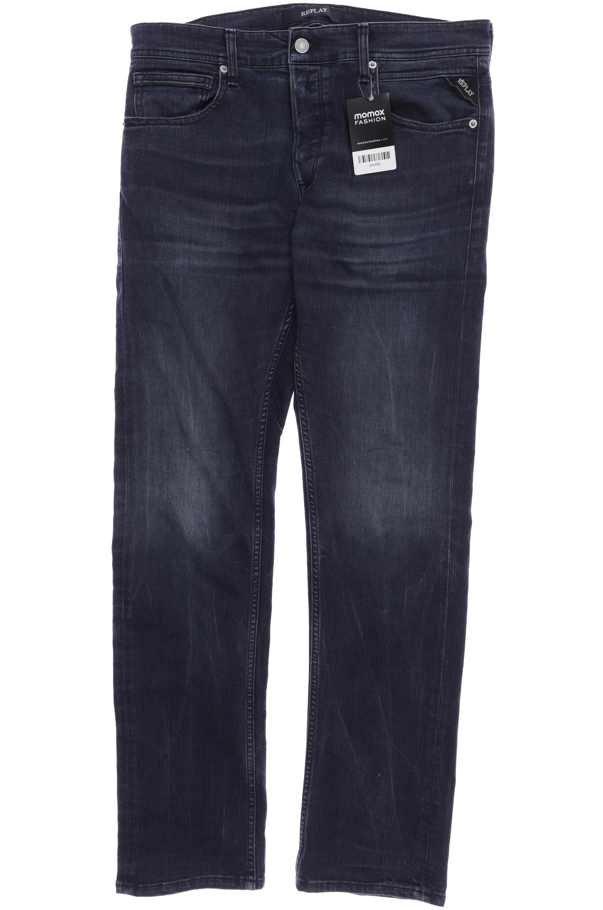 

Replay Herren Jeans, marineblau, Gr. 34