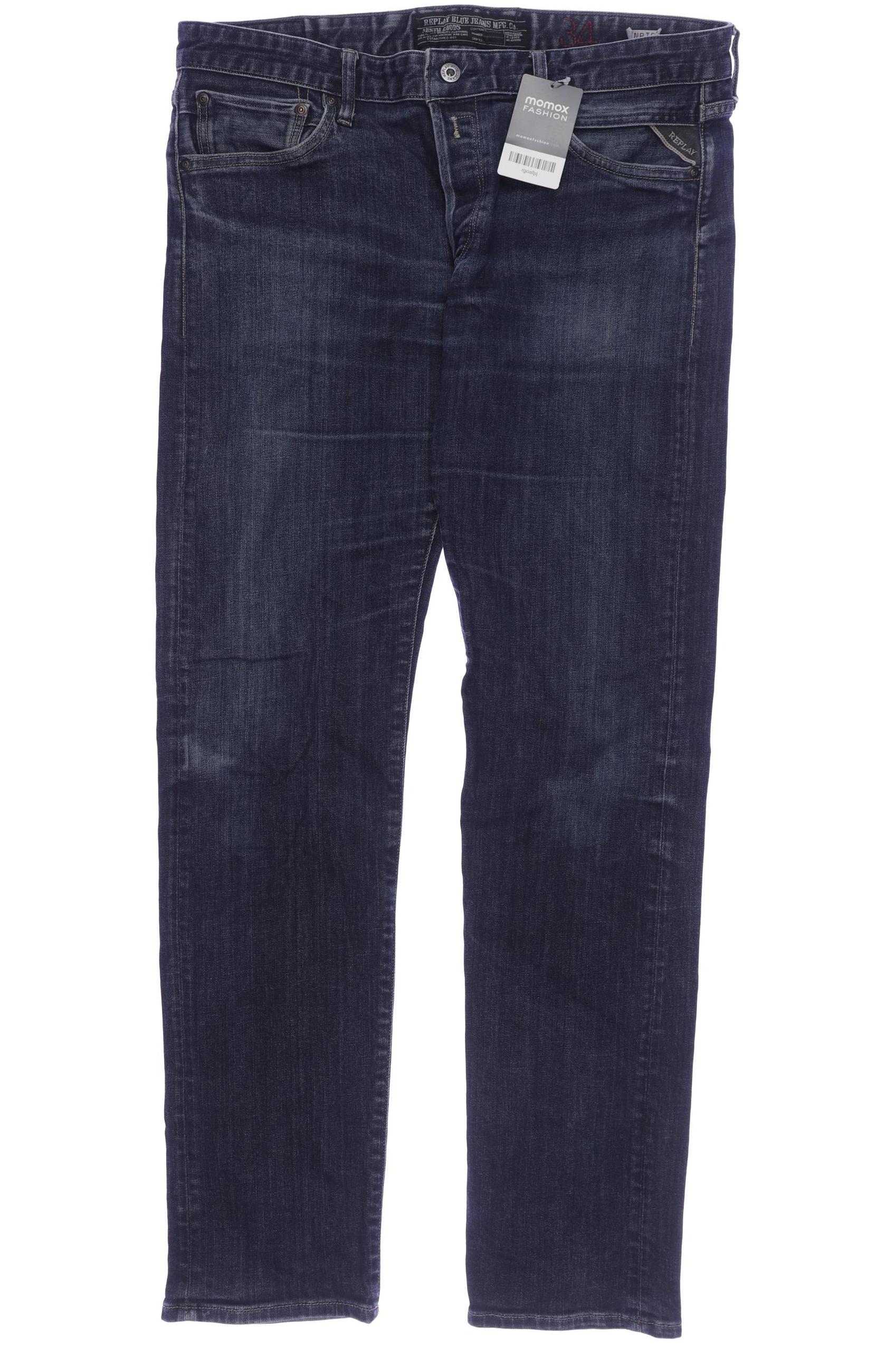 

Replay Herren Jeans, marineblau, Gr. 34