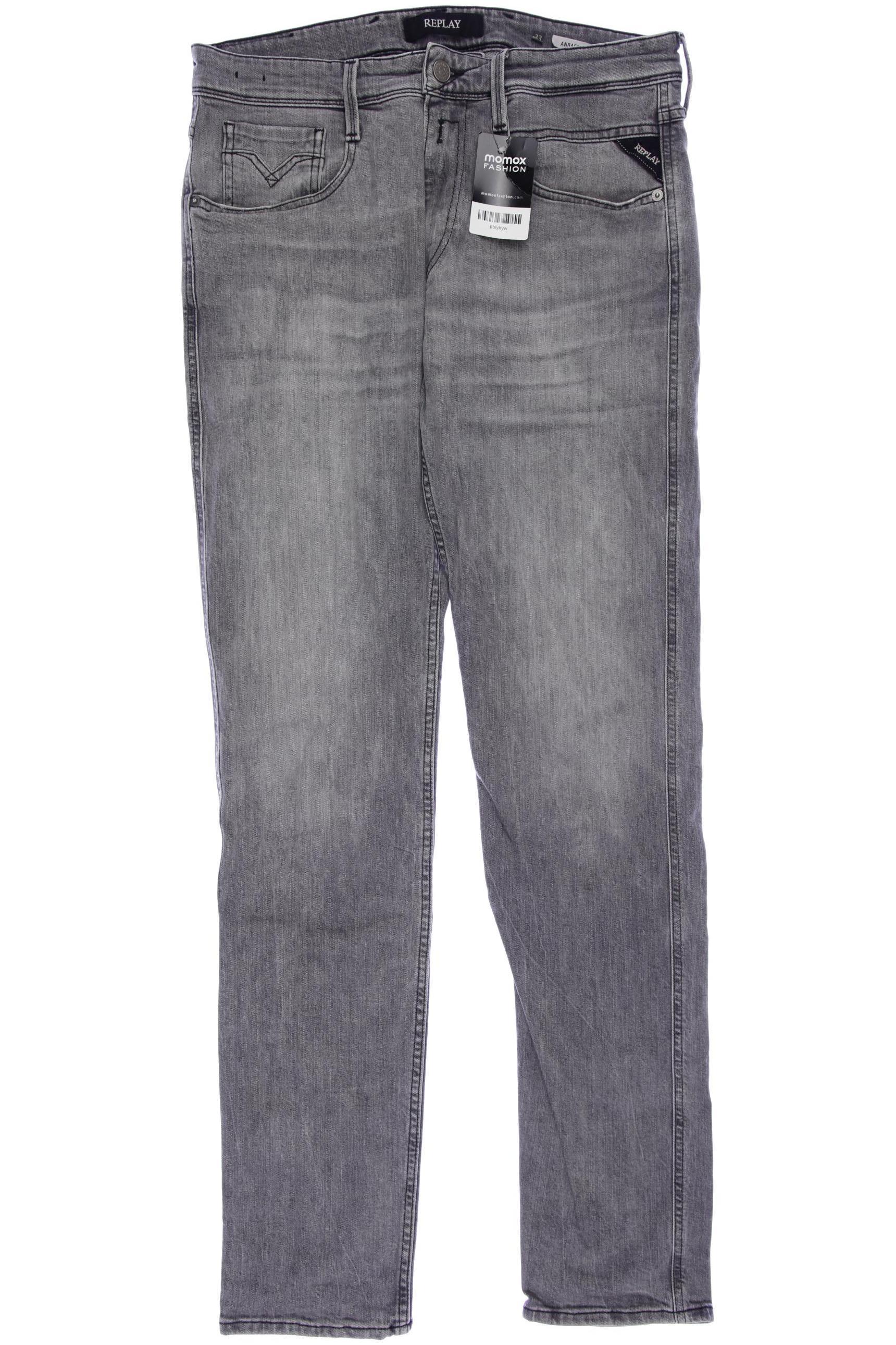 

Replay Herren Jeans, grau, Gr. 52